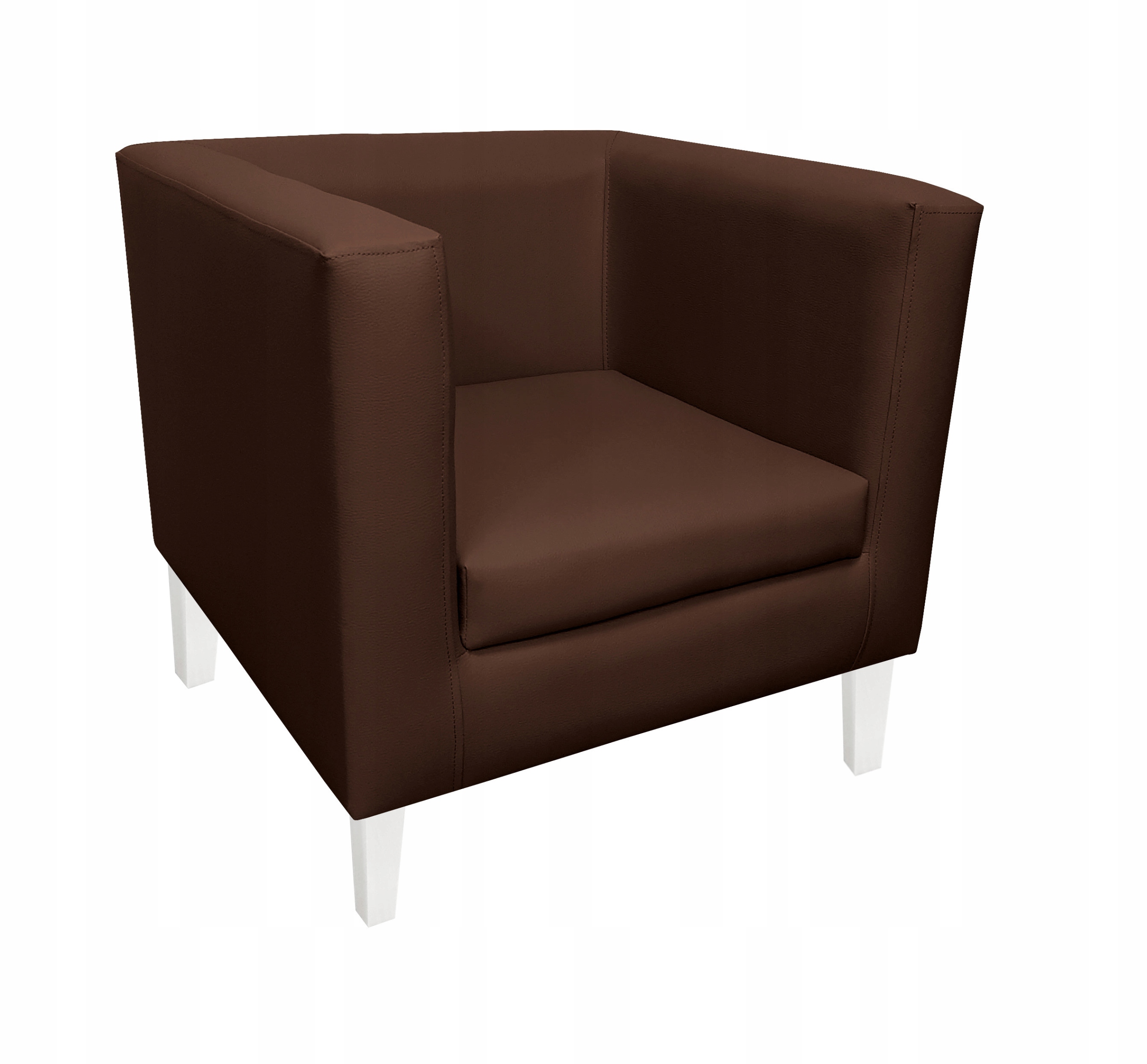 Fotel Monaco nogi białe D2