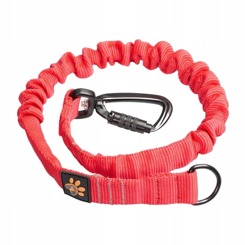Levně Amortizátor Pro Vodítko Pro Psa Velkého Lehký Odolný Joqu Červený L