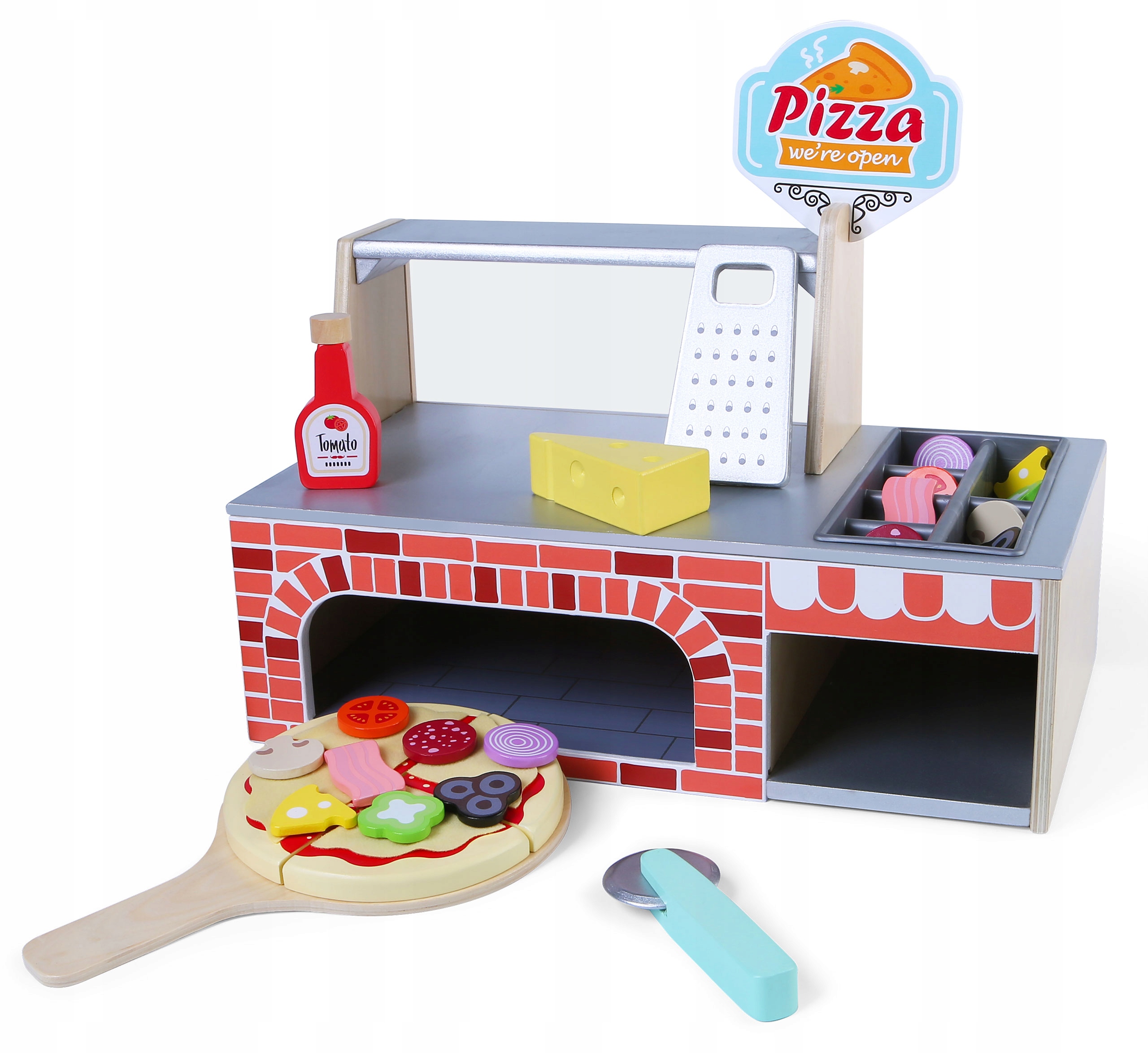

Drewniana Pizzeria Piec Lada Akcesoria Dodatki