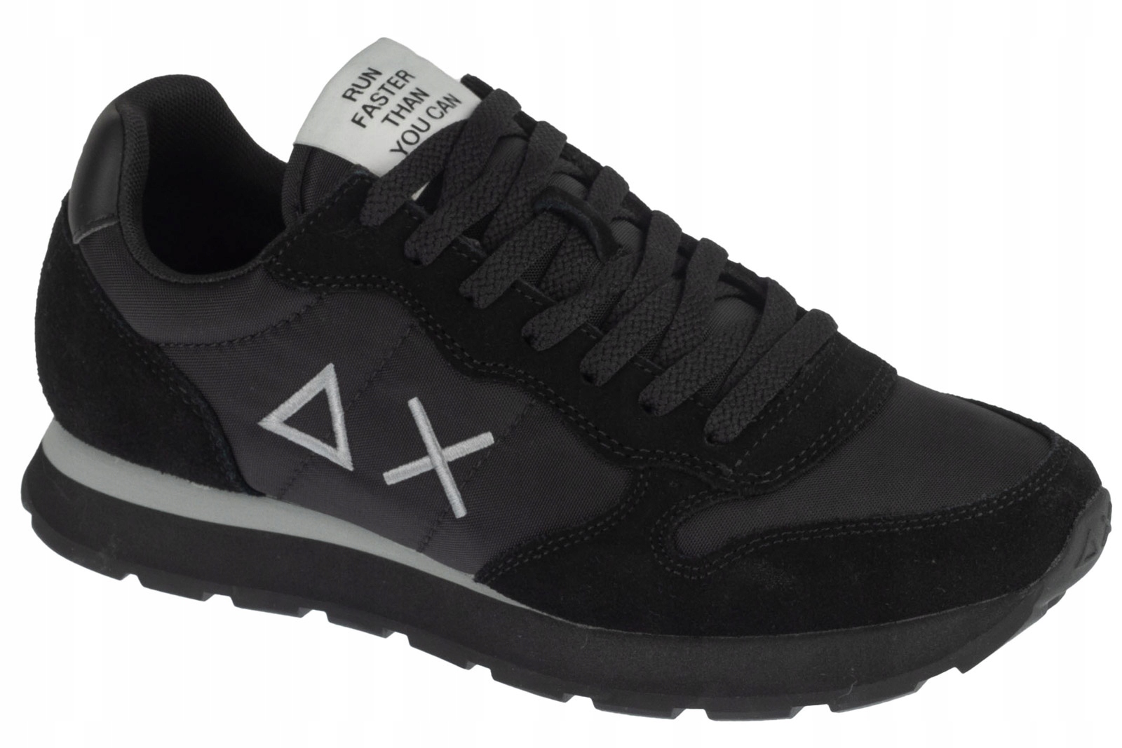 SUN68 Tom Solid [47] Pánské tenisky, semišové, černé