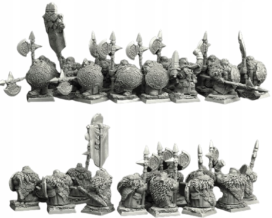 Scibor 28FM0382 Dwarven Troll Hunters [12szt] 28mm