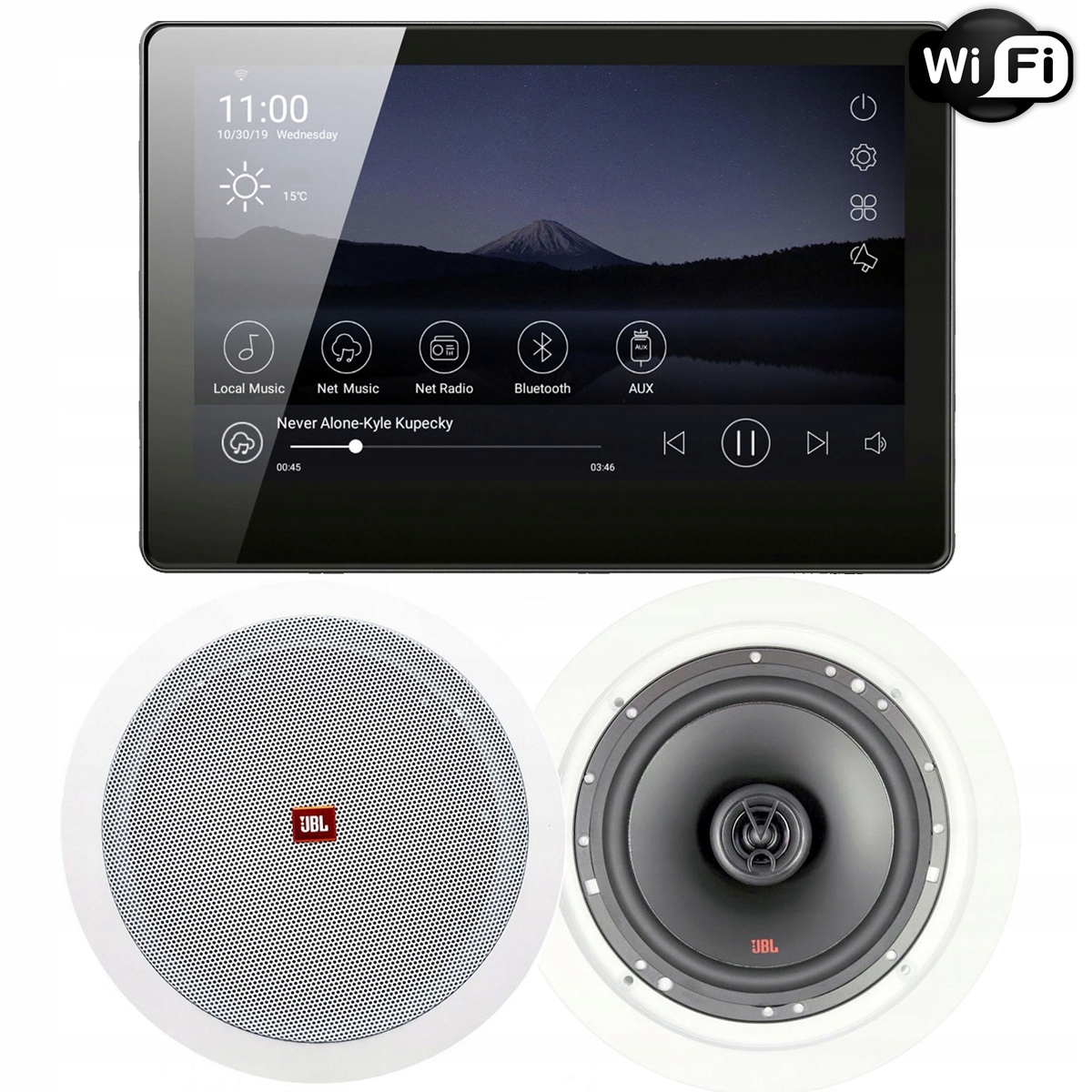 Dsppa Internetové Podomítkové Rádio S Reproduktory Jbl