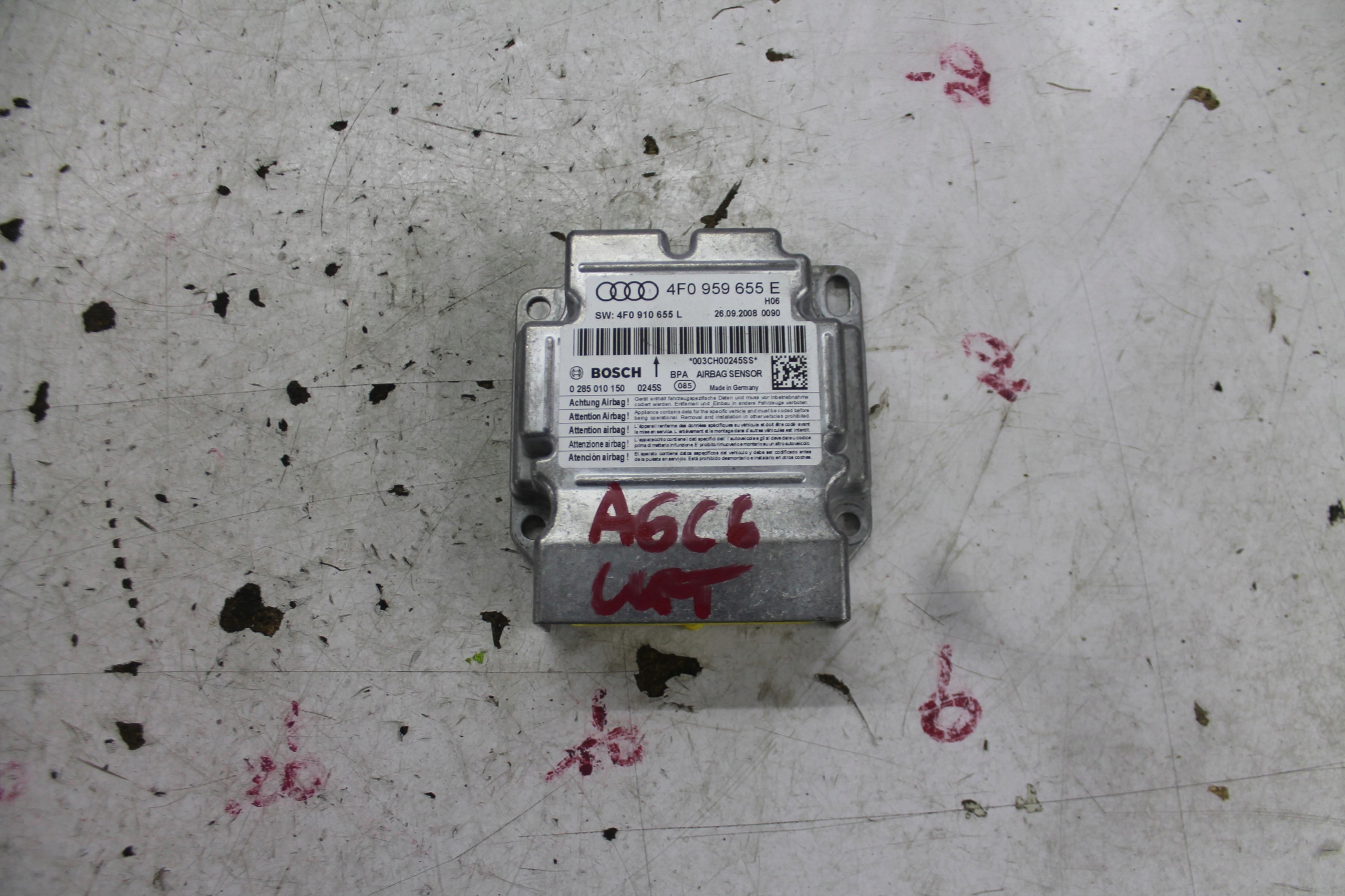modul SENSOR AIRBAG 4F0959655E AUDI A6 C6 04-11