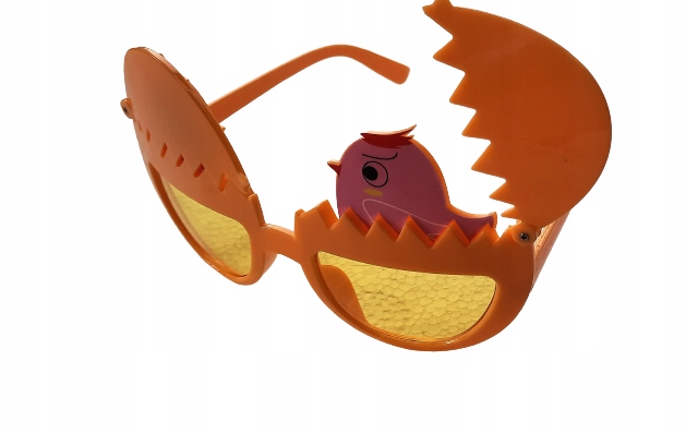 Okulary jajka z pisklakami party karnawał bal