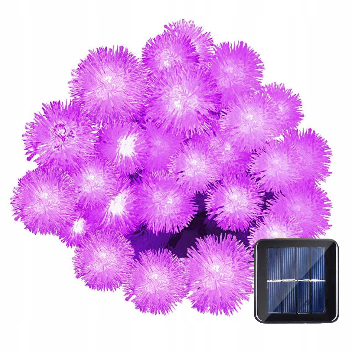 

30 Led 6.5 M Lampki Solarne Ogrodowe Żarówka Lampa