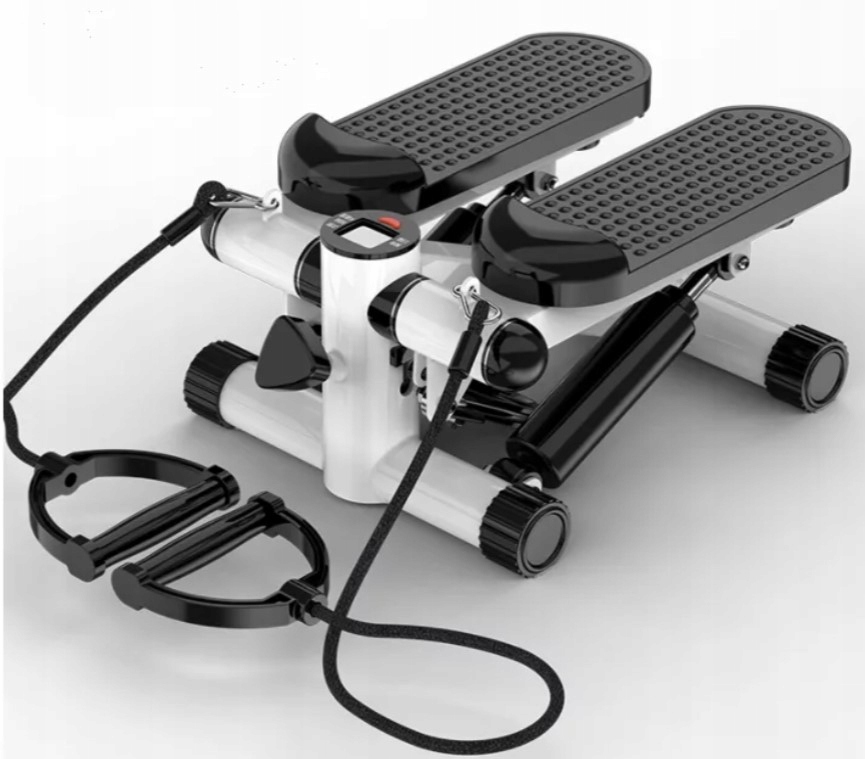 FIT MASTER Mini orbitrek, stepper z taśmami treningowymi, udźwig do 150 kg!