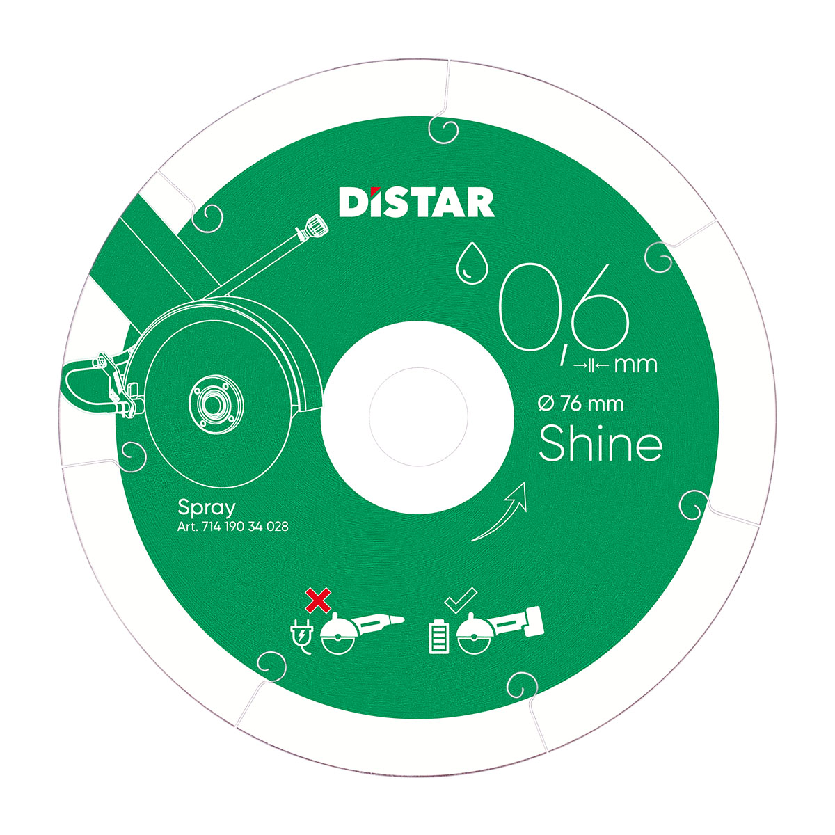 Distar Shine 76x0,6x5x10