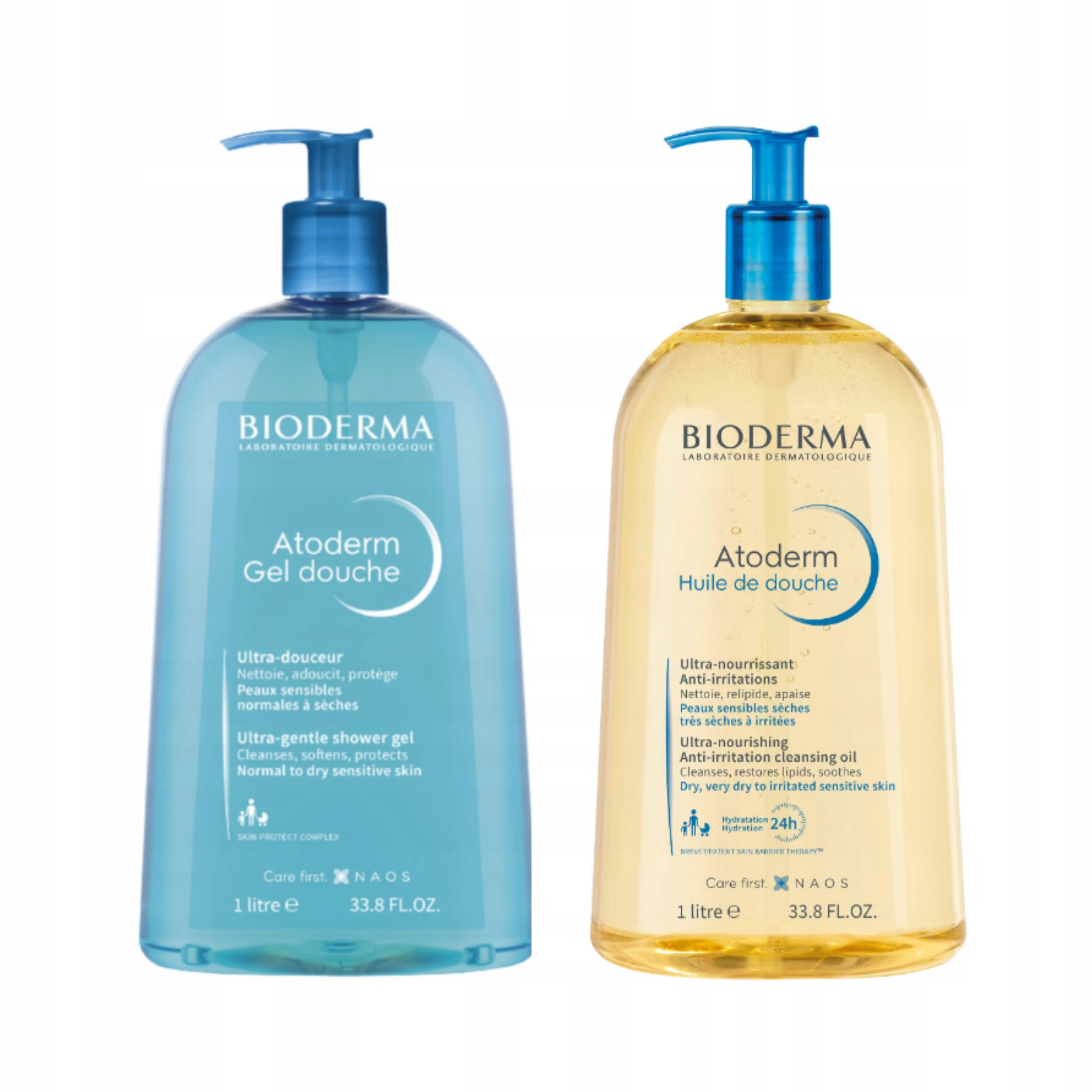 

Bioderma Atoderm zestaw żel 1000ml olejek 1000ml