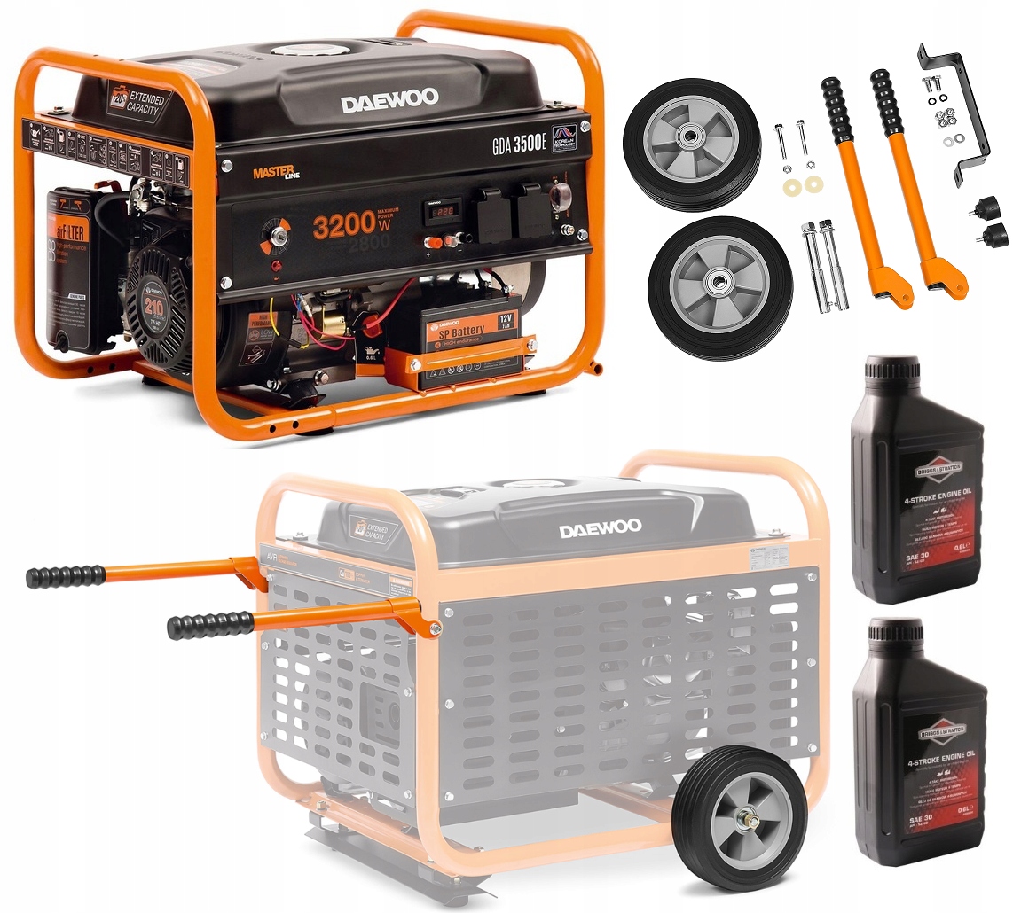 

Daewoo Generator Prądotwórczy Gda 3500E 3200W 230V