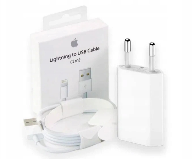 

Oryginalny Zestaw / Ładowarka + Kabel / Do Iphone