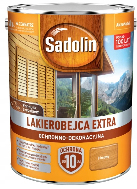 

Sadolin Extra- lakierobejca, piniowa, 5l