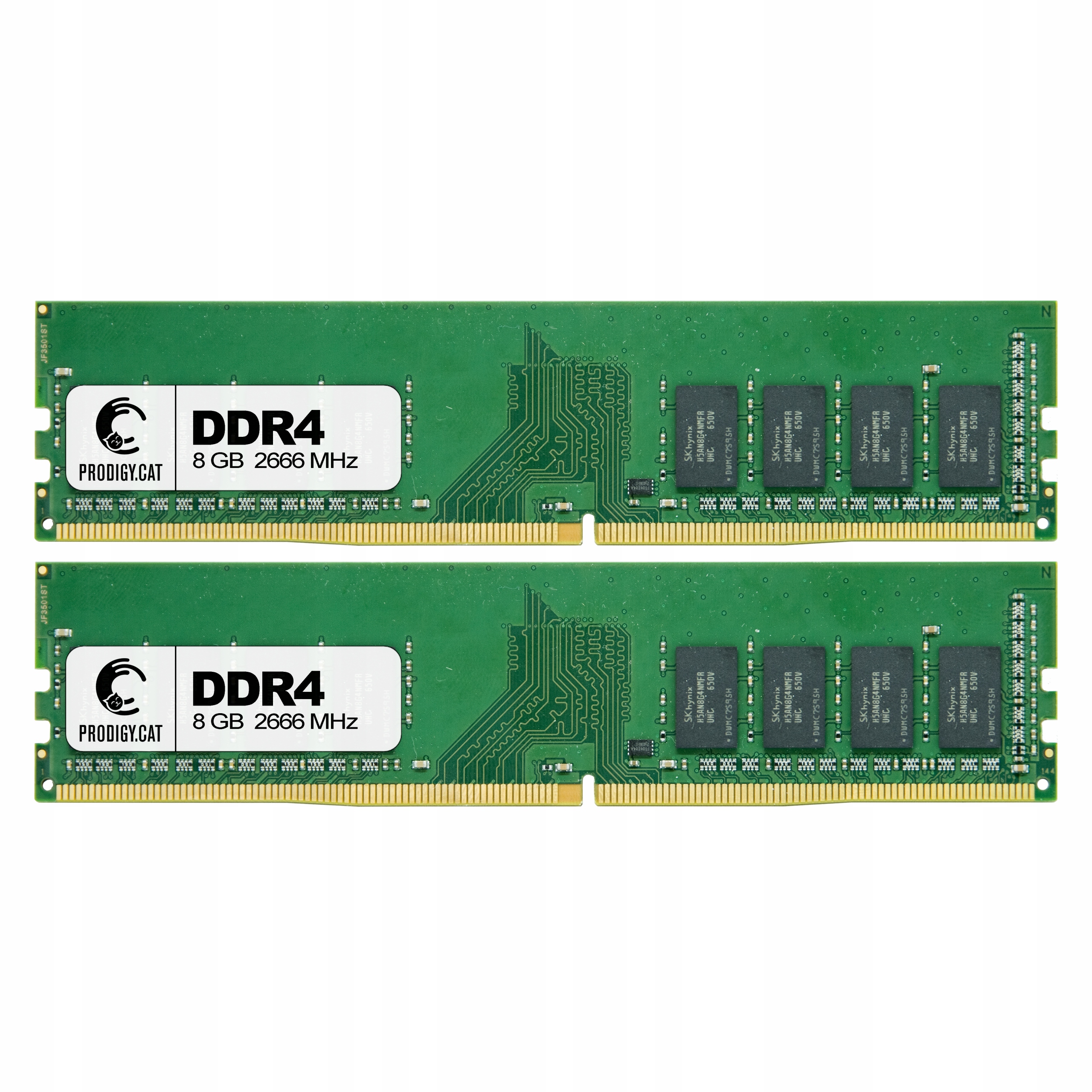 Rychlá paměť Ram DDR4 16 Gb 2666 MHz DIMM pro počítač značkové kostky Hynix