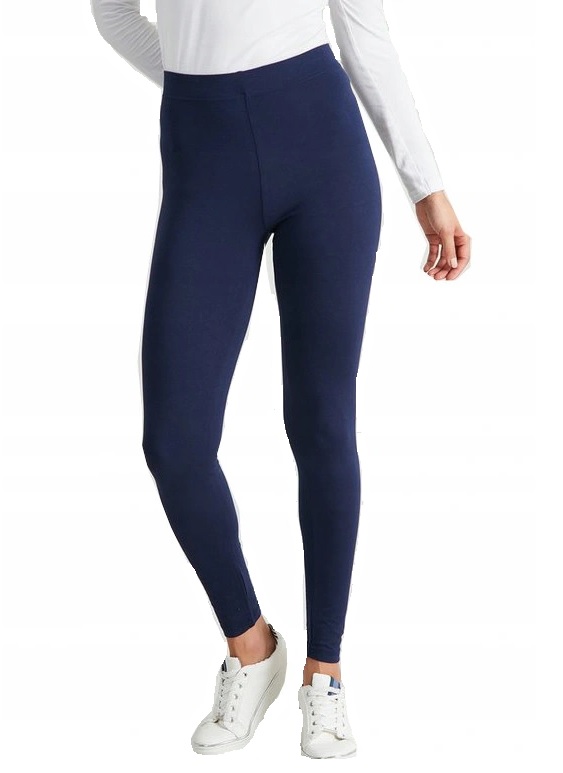 

Calzedonia Legginsy S 36 bawełna granat