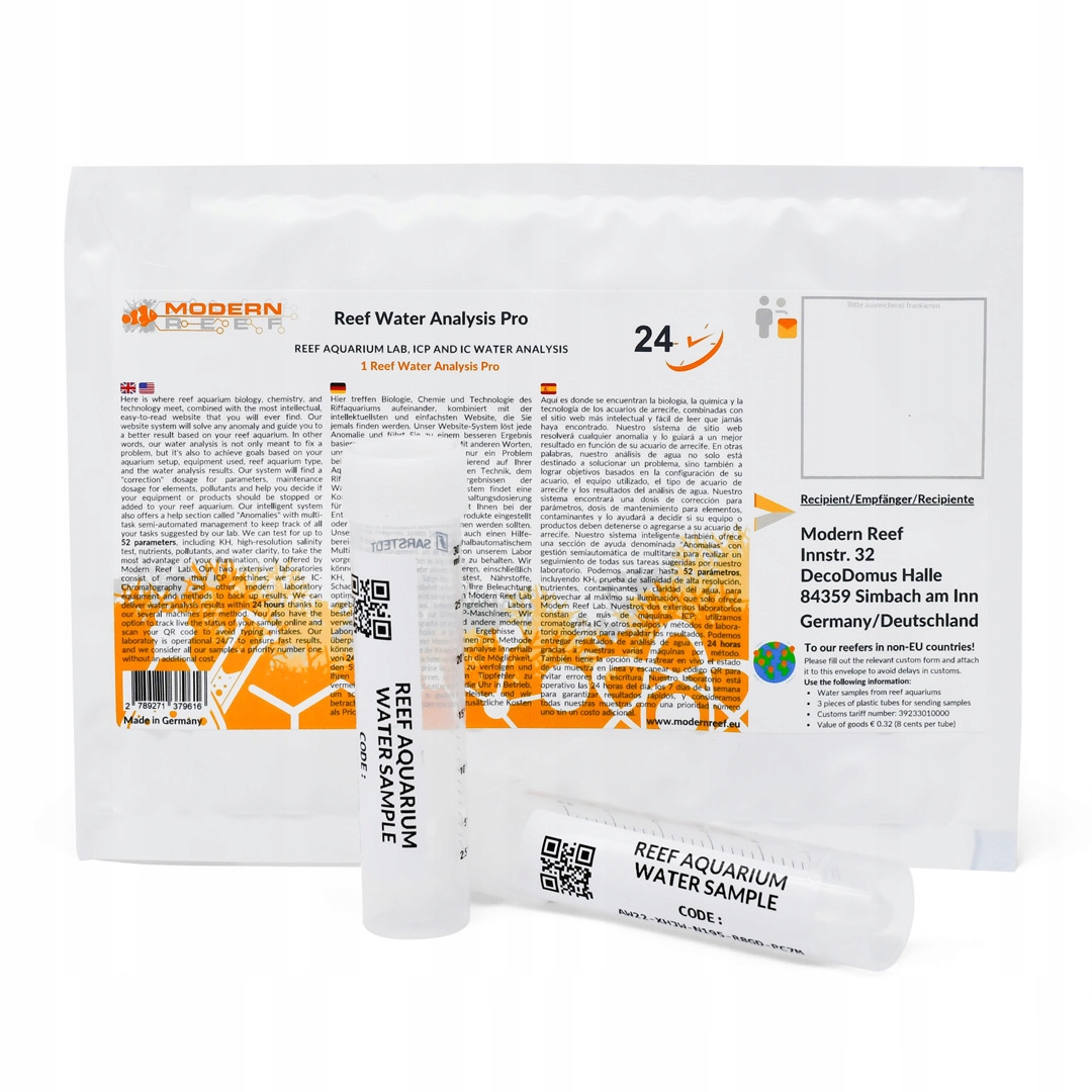 Levně Modern Reef Water Analysis Pro 1 – test Icp pro mořskou vodu