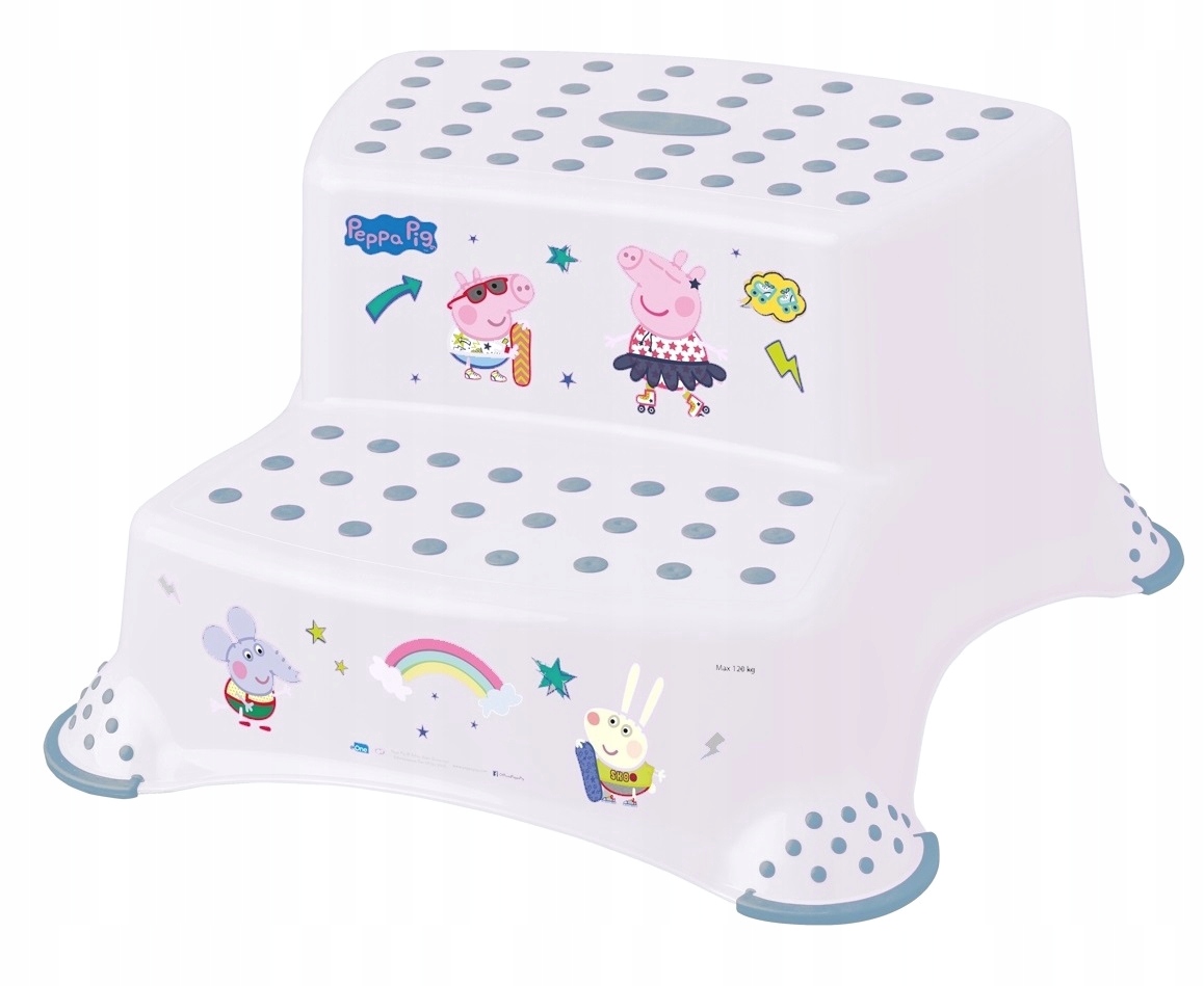 PODEST WYSOKI ANTYPOŚLIZGOWY DWUSTOPNIOWY Peppa