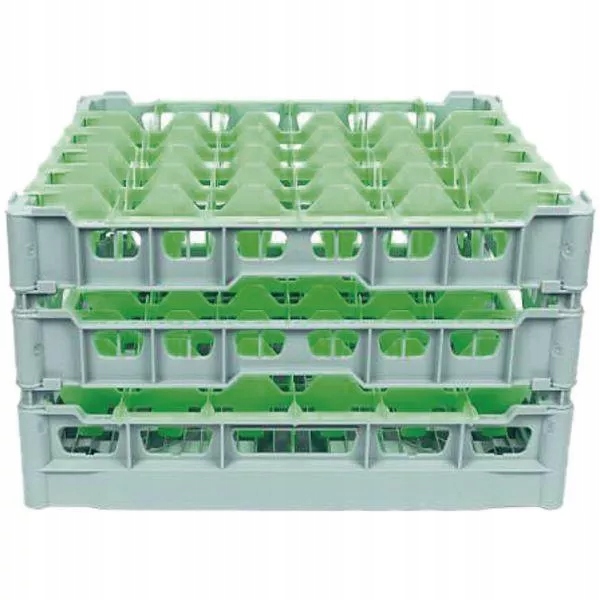 Levně koš na sklenice do myčky 500x500 mm otvory 75x75 mm pro 36 ks sklenic