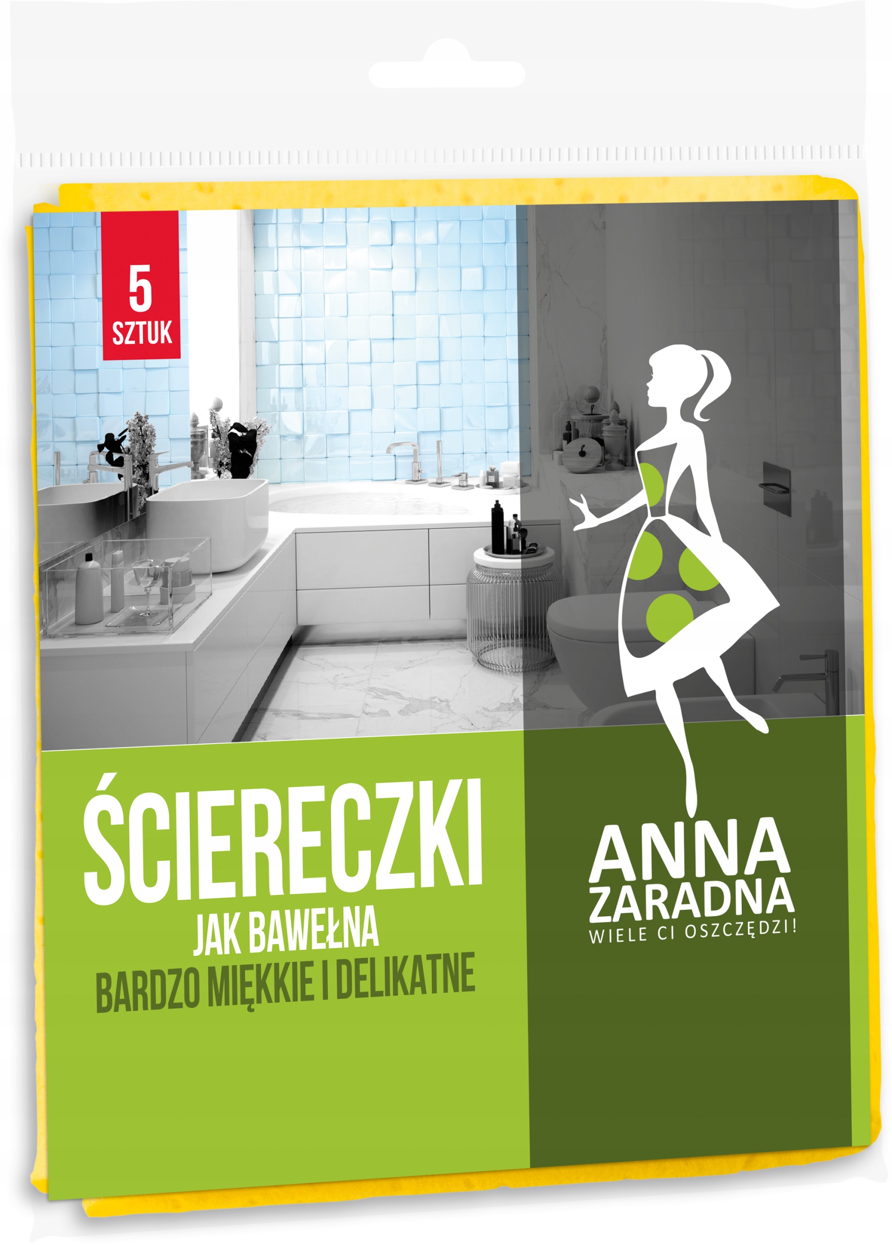 

Ściereczki jak bawełna 5szt Anna Zaradna