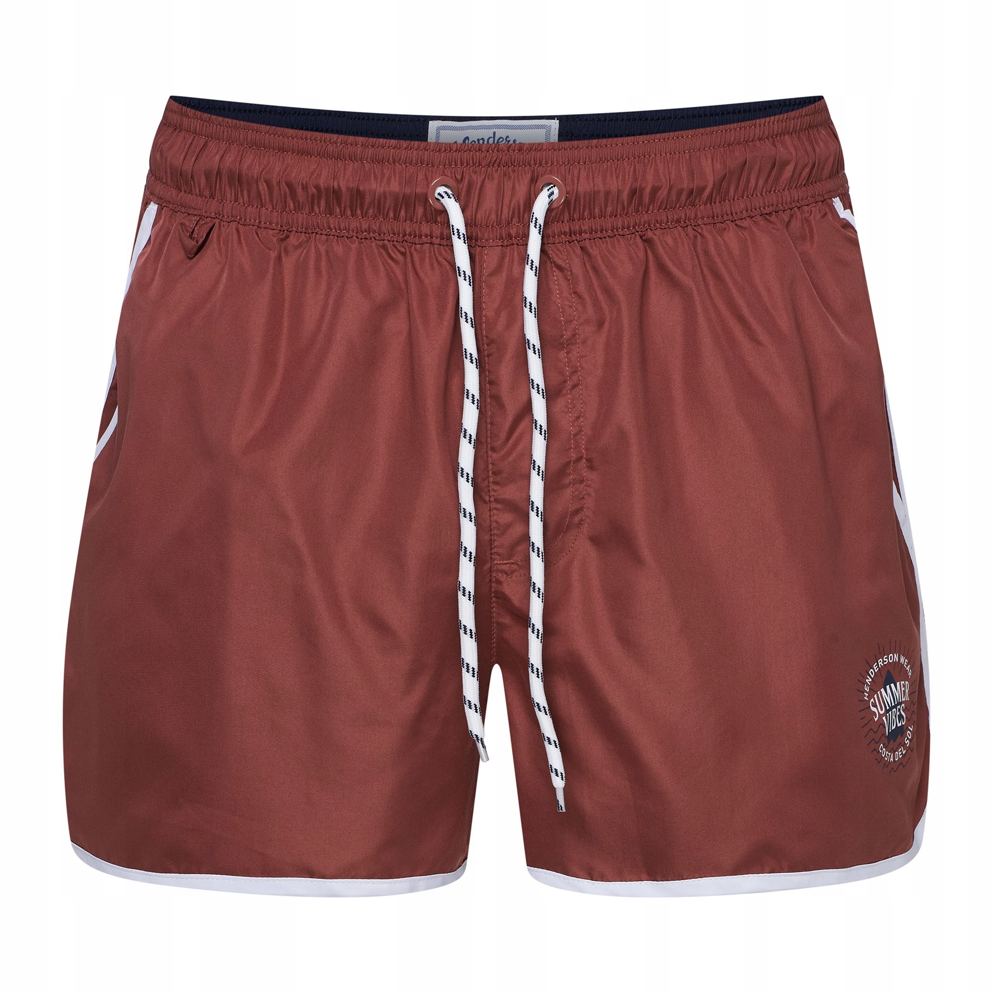 Plavky Raven Henderson červená barva 4XL