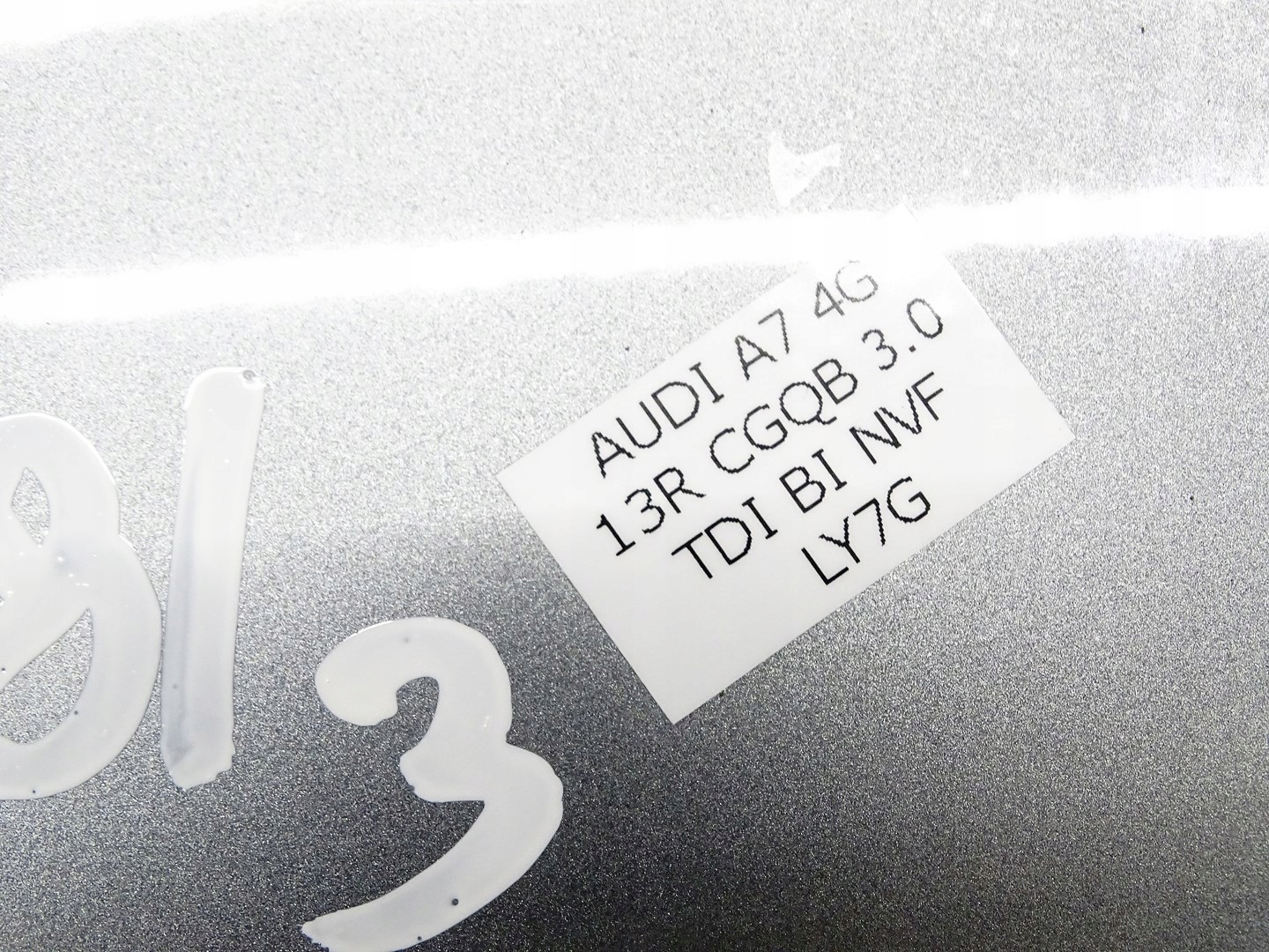 door left front left front AUDI A7 4G LY7G aluminium