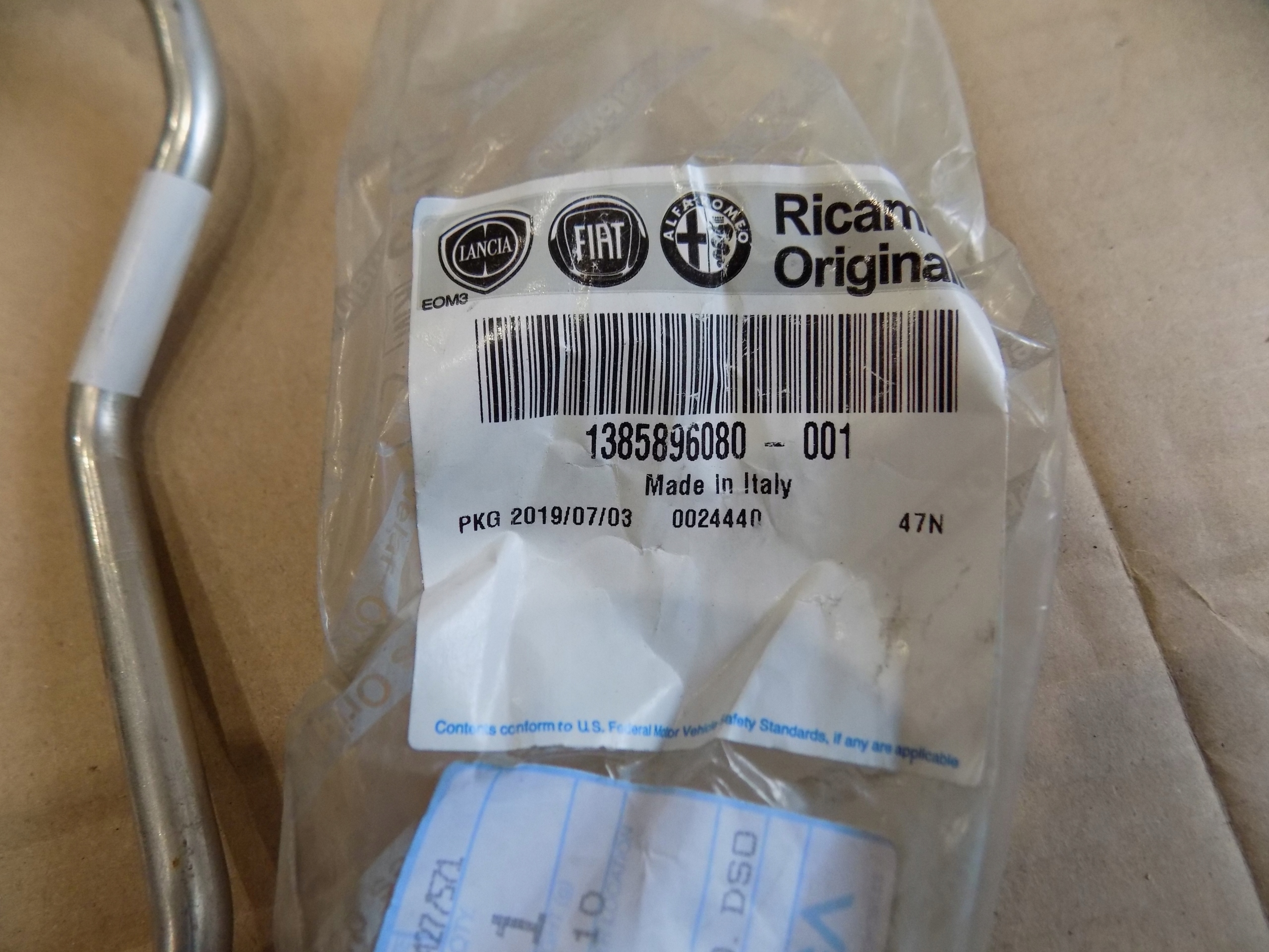 PRZEWÓD RURKA FILTRA DPF FIAT DUCATO 06-22 1385896080