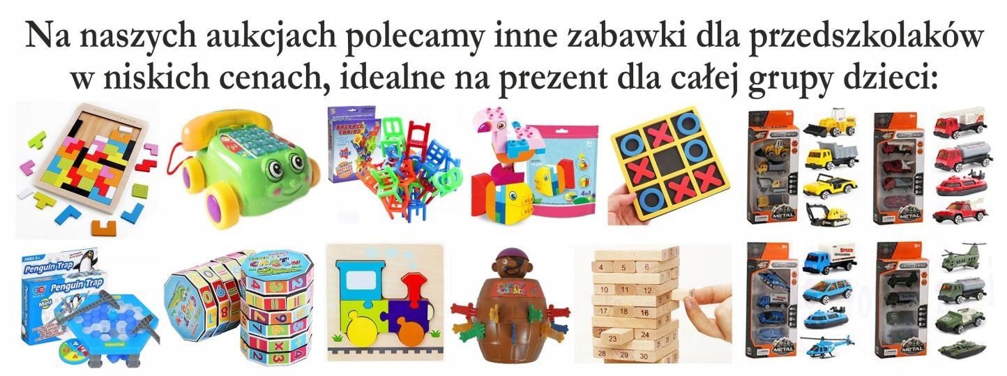 ZESTAW KLOCKI 5495 puzzle flaming rybka edukacyjne dzieci piankowe dzieci Kolekcja inna