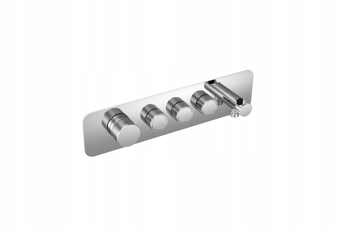 Krotos 3-funkční podomítková baterie, chromovaná, mosazná