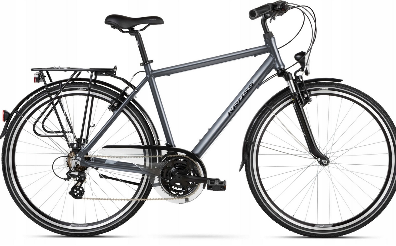 Rower trekkingowy Kross Trans 2.0 rama 21 cali koło 28 " szary
