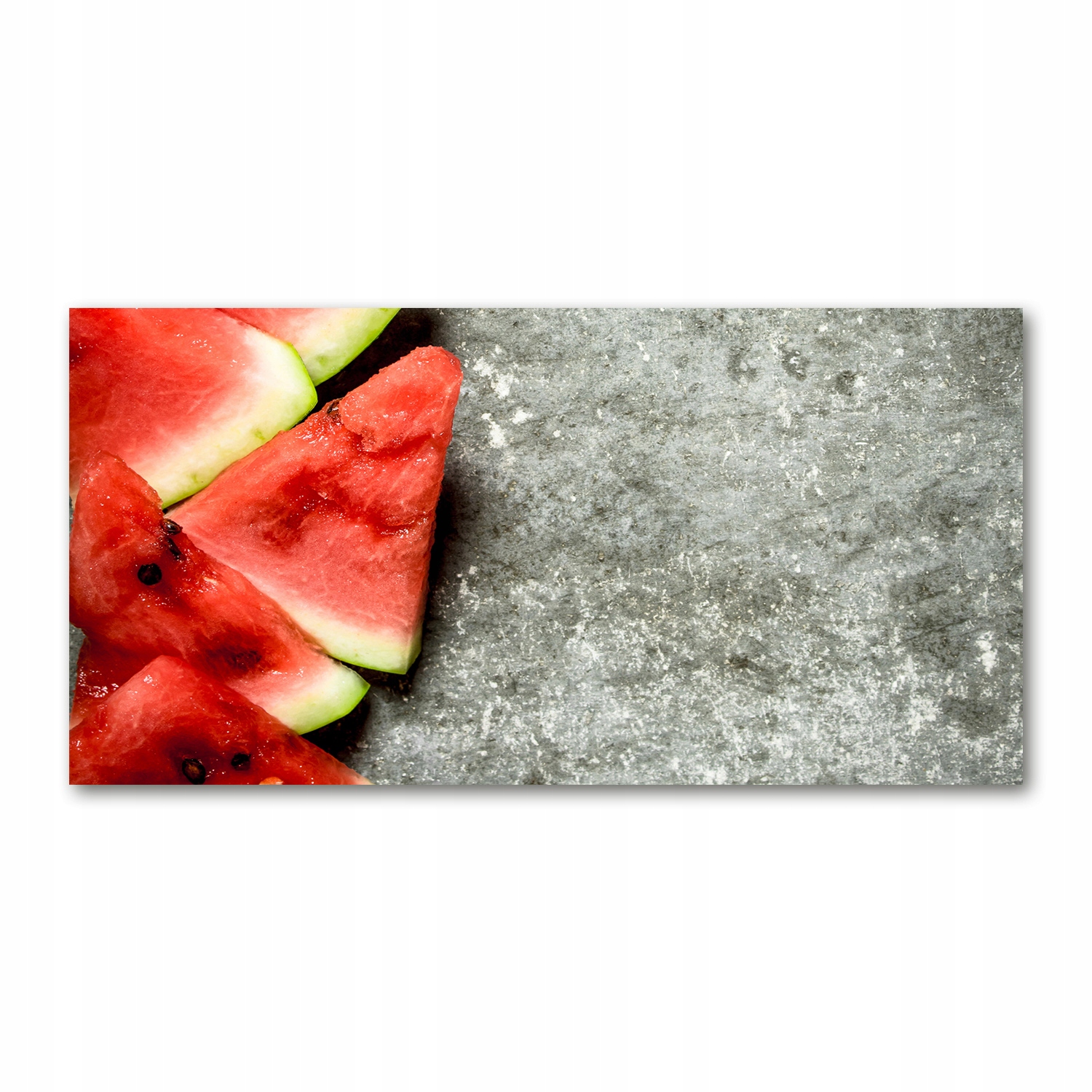 

Fotoobraz na ścianę szklany Pokrojony arbuz 140x70