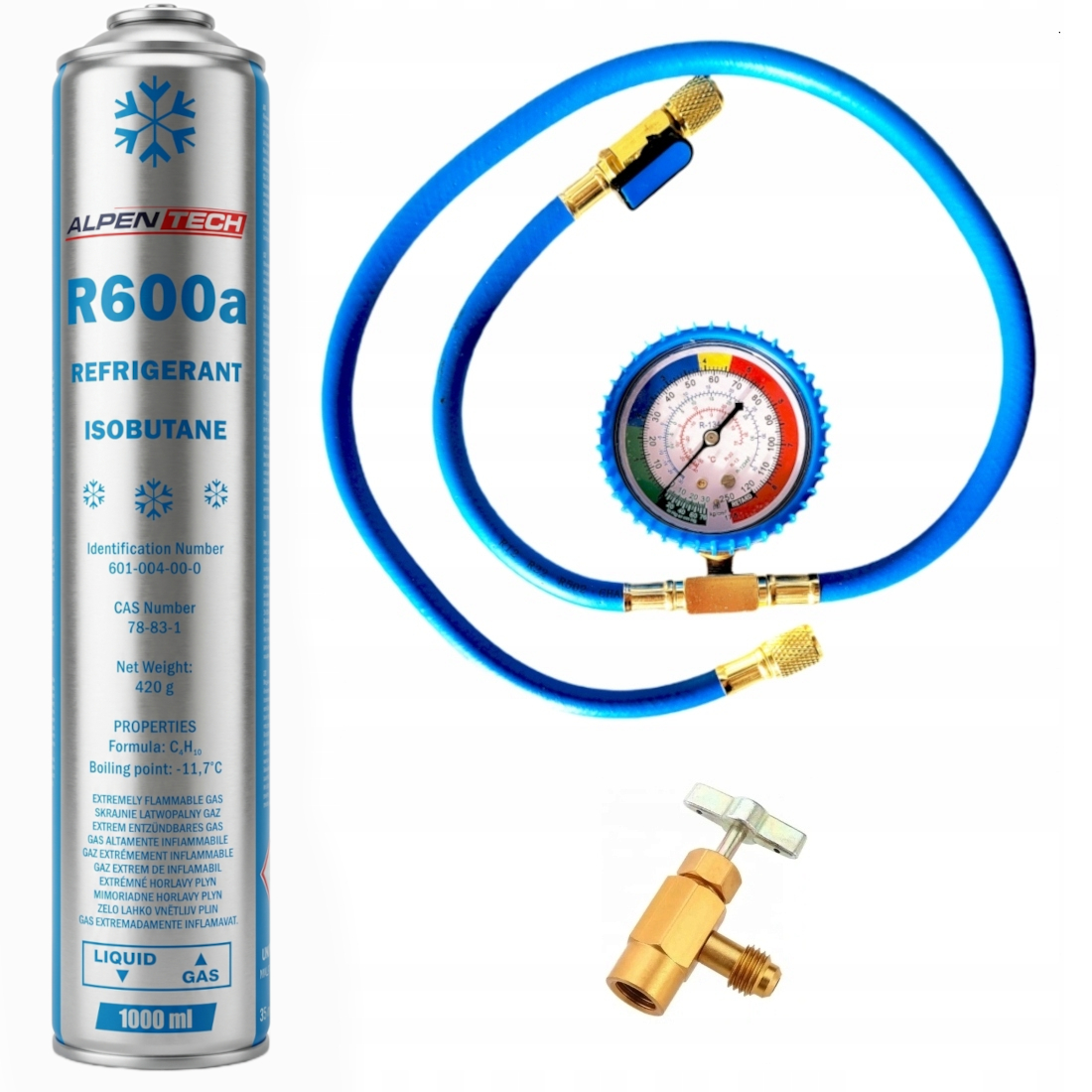 Zestaw do Nabijania Napełniania Naprawy Lodówek Domowych Czynnik R600a