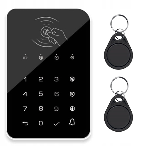 Kódový Zámek Na Dveře, Branku, Klávesnice Rfid 433MHZ, Alarm Set