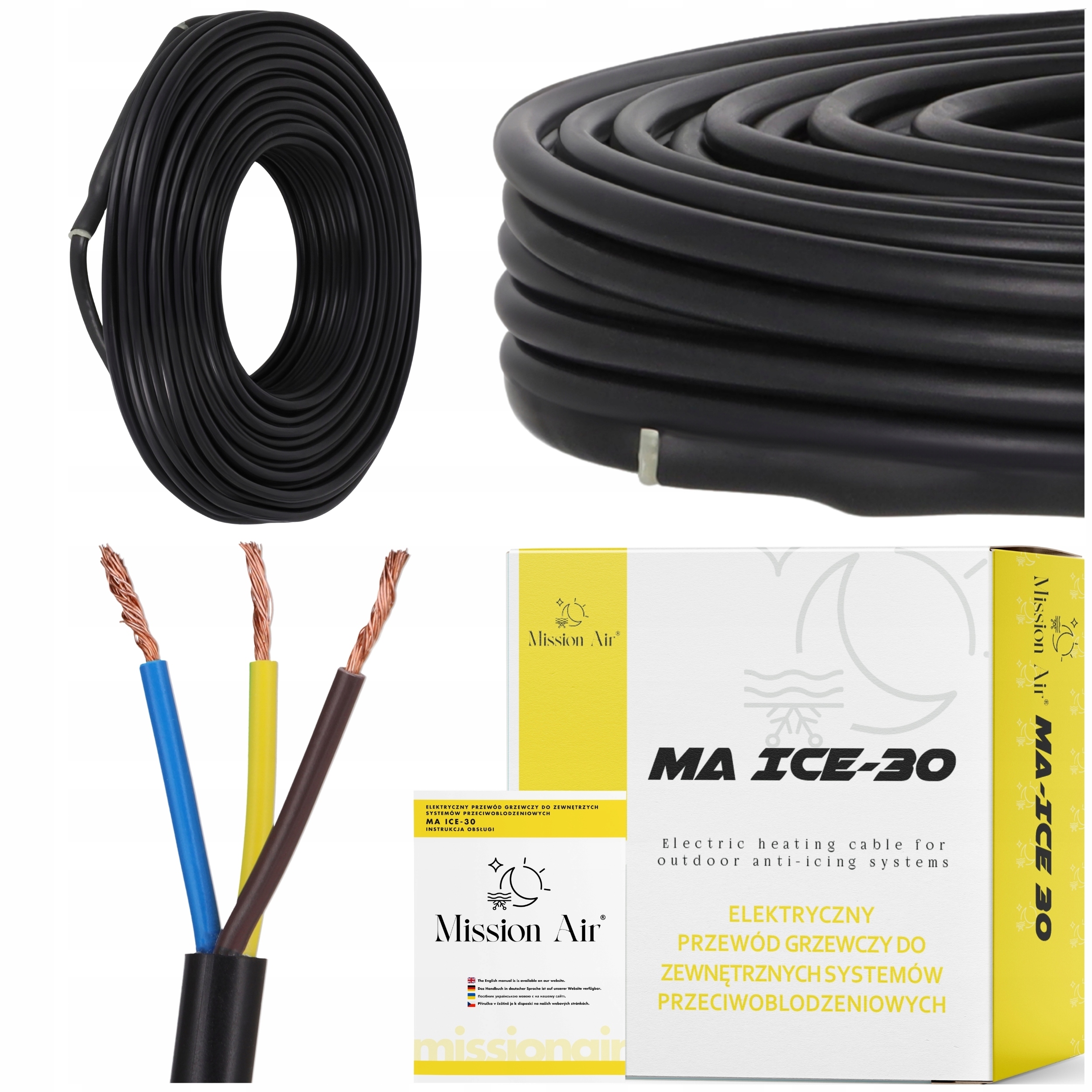 Topný Kabel Proti Námraze ICE-30W/M 630W 21 M