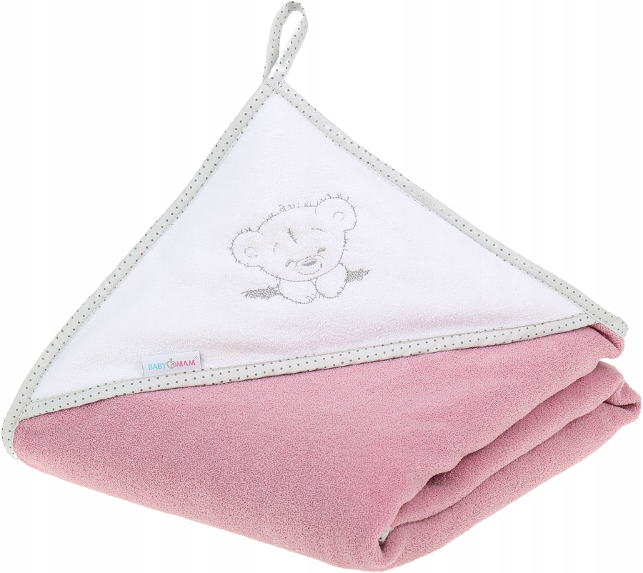 OKRYCIE KĄPIELOWE Z KAPTUREM RĘCZNIK 100x100 BAWEŁNA BABYMAM Marka Babymam