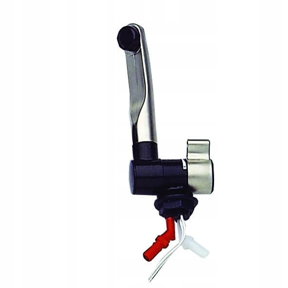 Kran London teplá a studená voda černá/chrom Comet