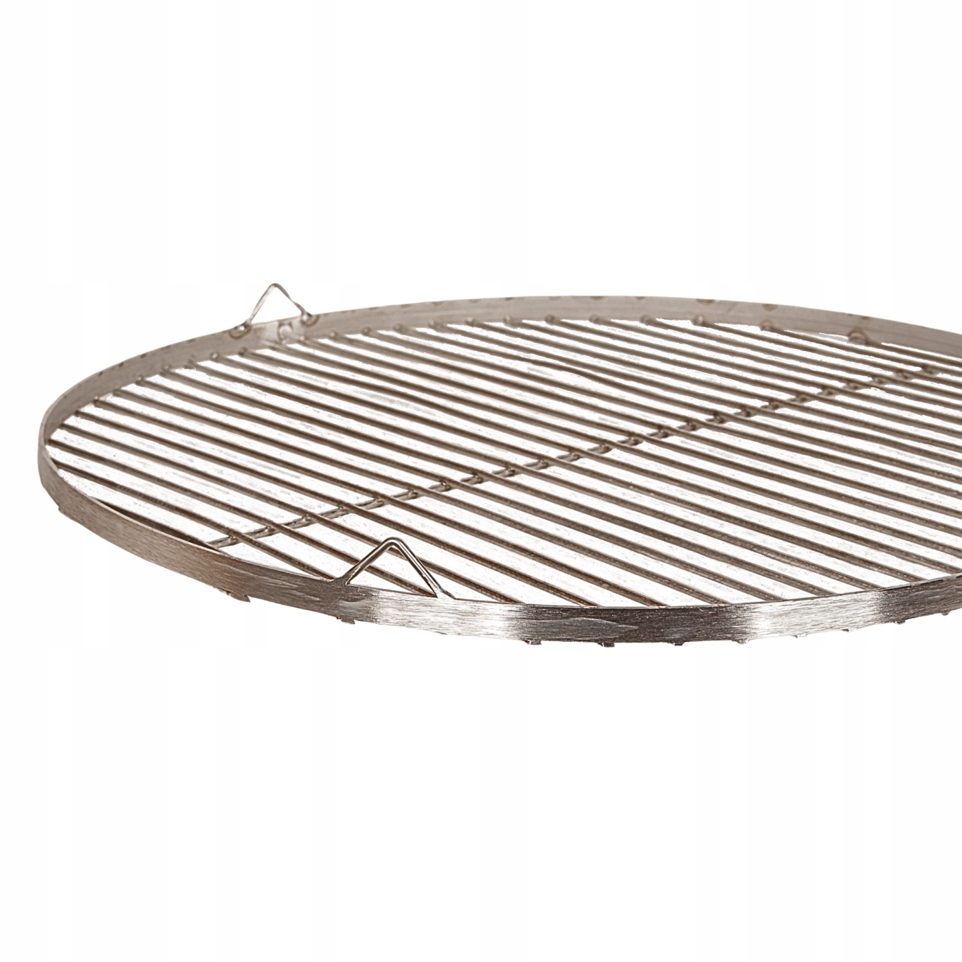 Nerezový rošt kulatý pro zahradní gril 60 cm, řetěz součástí balení