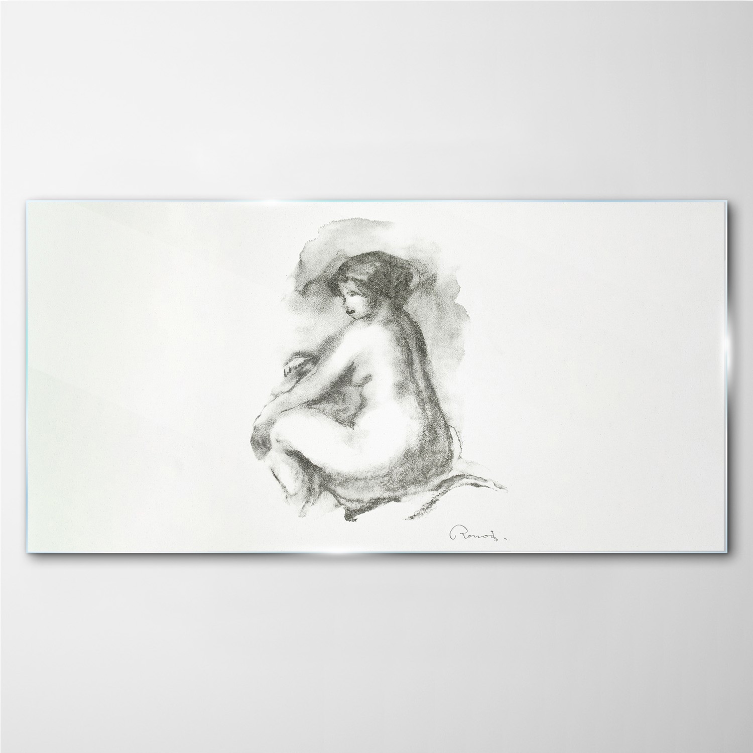 

Obraz na ścianę szklany Kobiety szkic 140x70 cm