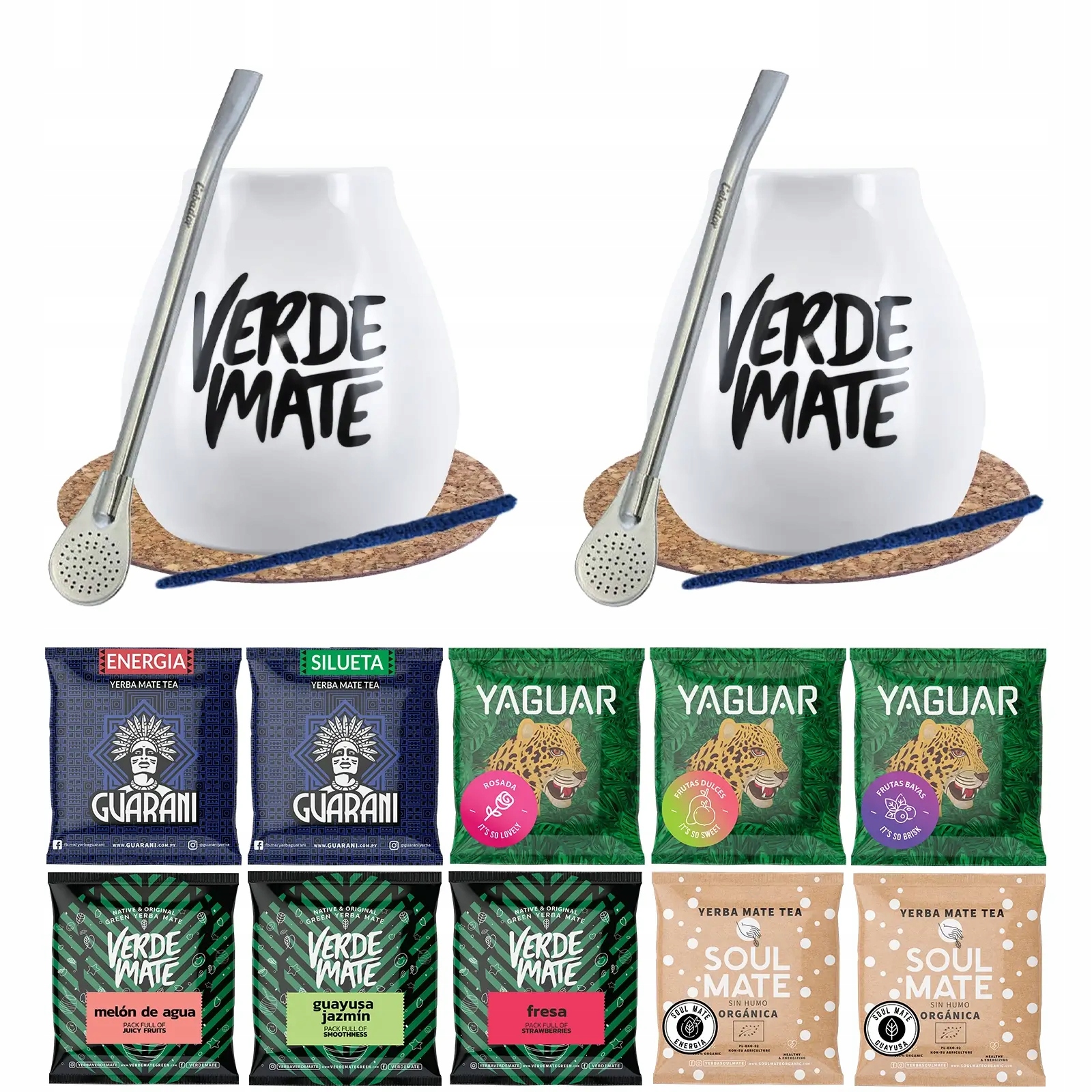 Sada Yerba Mate pro dva Verde Mate 10x50g