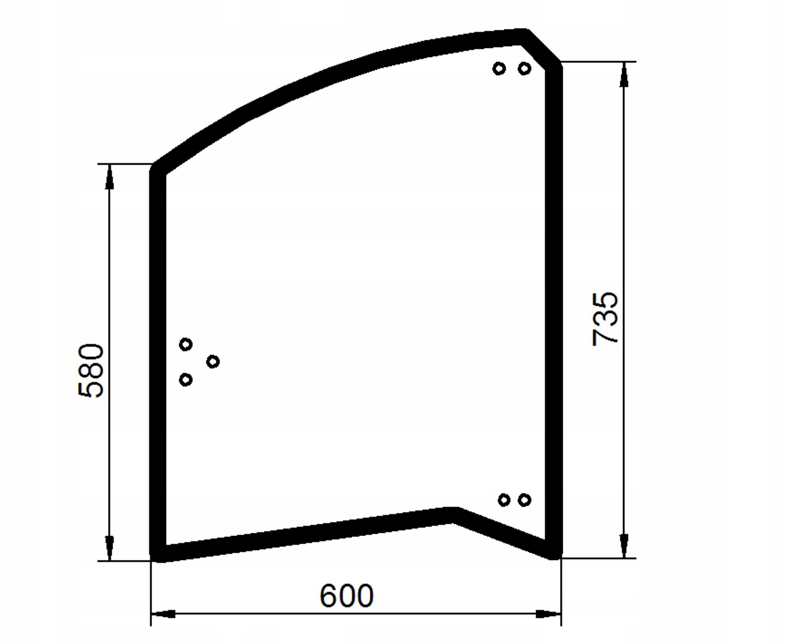 sklo nabíječka Case horní dveře 47673656