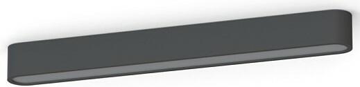 Stropné svietidlo Soft Grafitové 1xT8 11W Led 3000K 63cm Závesné svietidlo do domácnosti