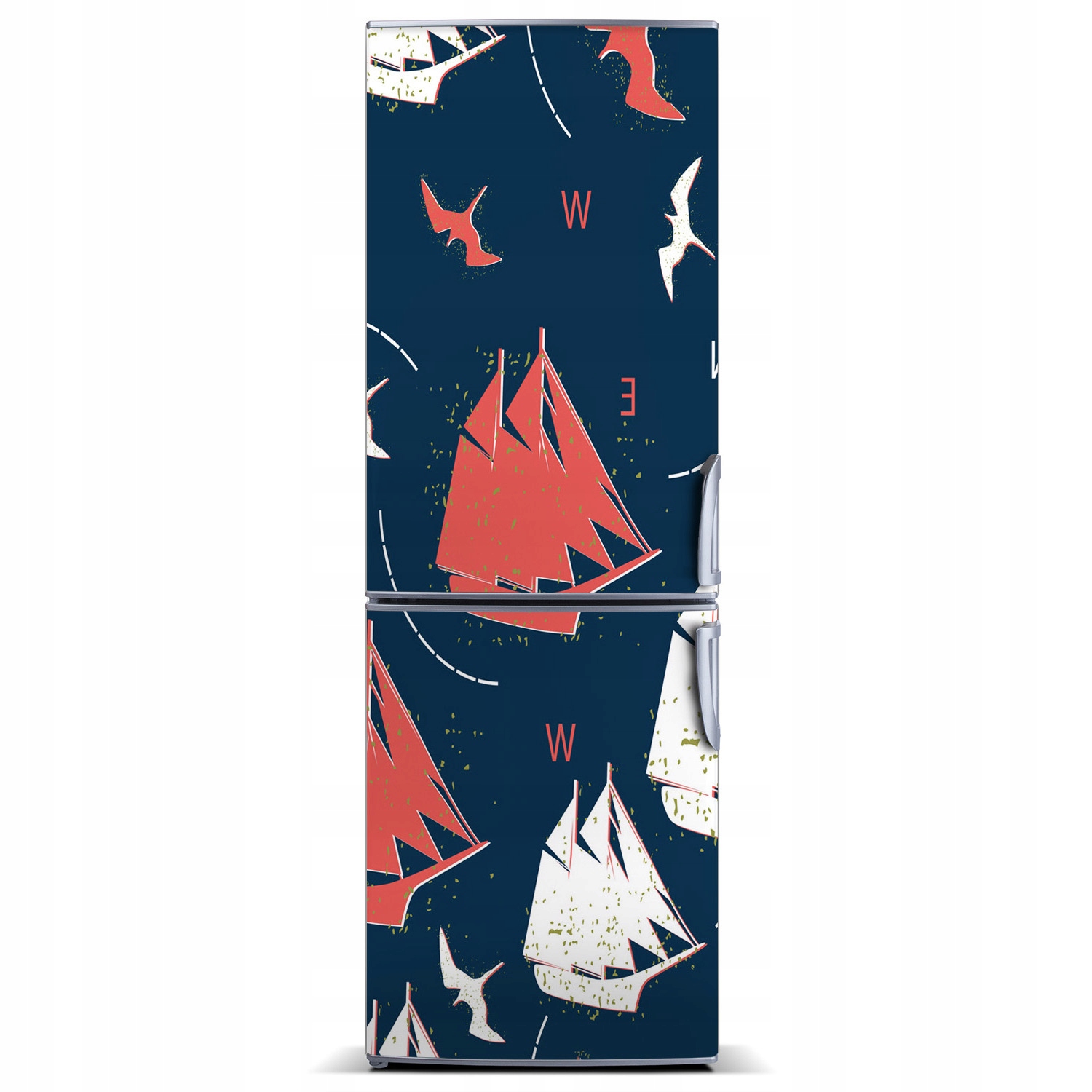 

Skin Mata magnetyczna na lodówkę Statki 60x180