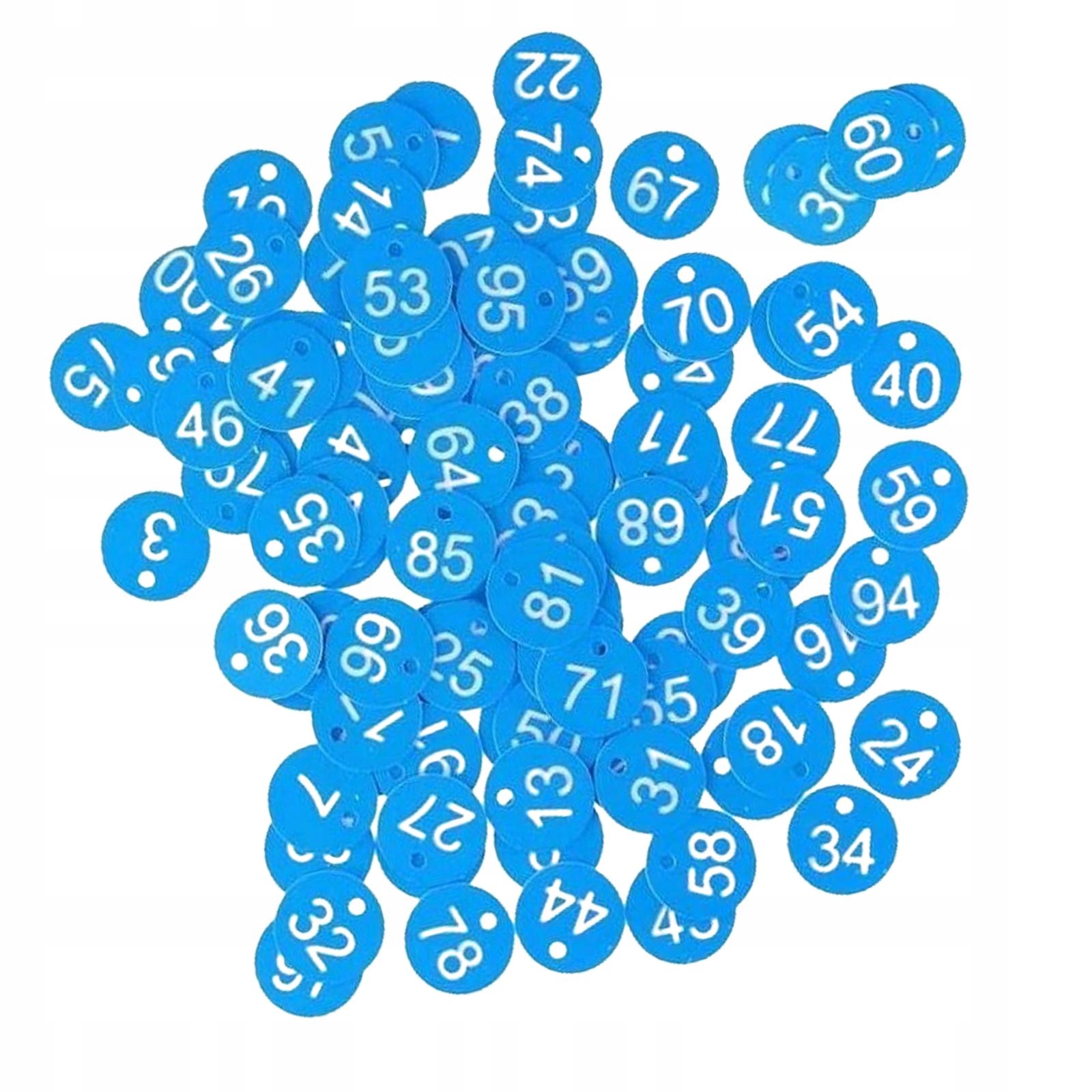 100x Protable numer tagu numer 1-100 dla kluczy Tematyka, motyw 553b4ff6-90ef