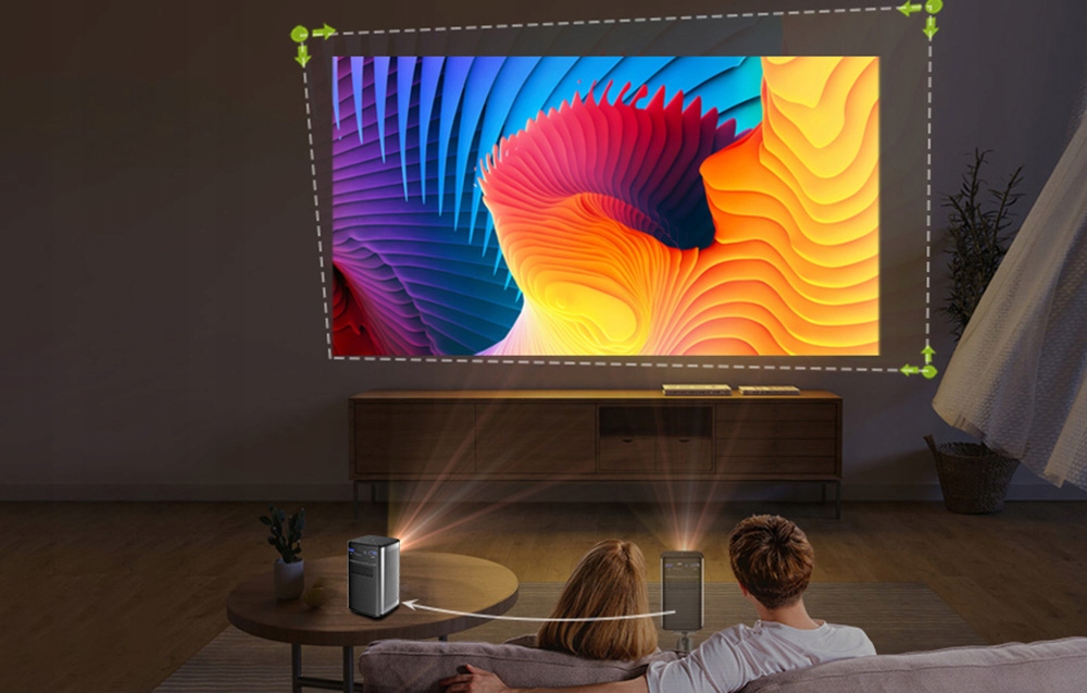 BYINTEK P70 PRZENOŚNY BEZPRZEWODOWY MINI RZUTNIK PROJEKTOR 4K DLP 8000 MAH Marka Byintek