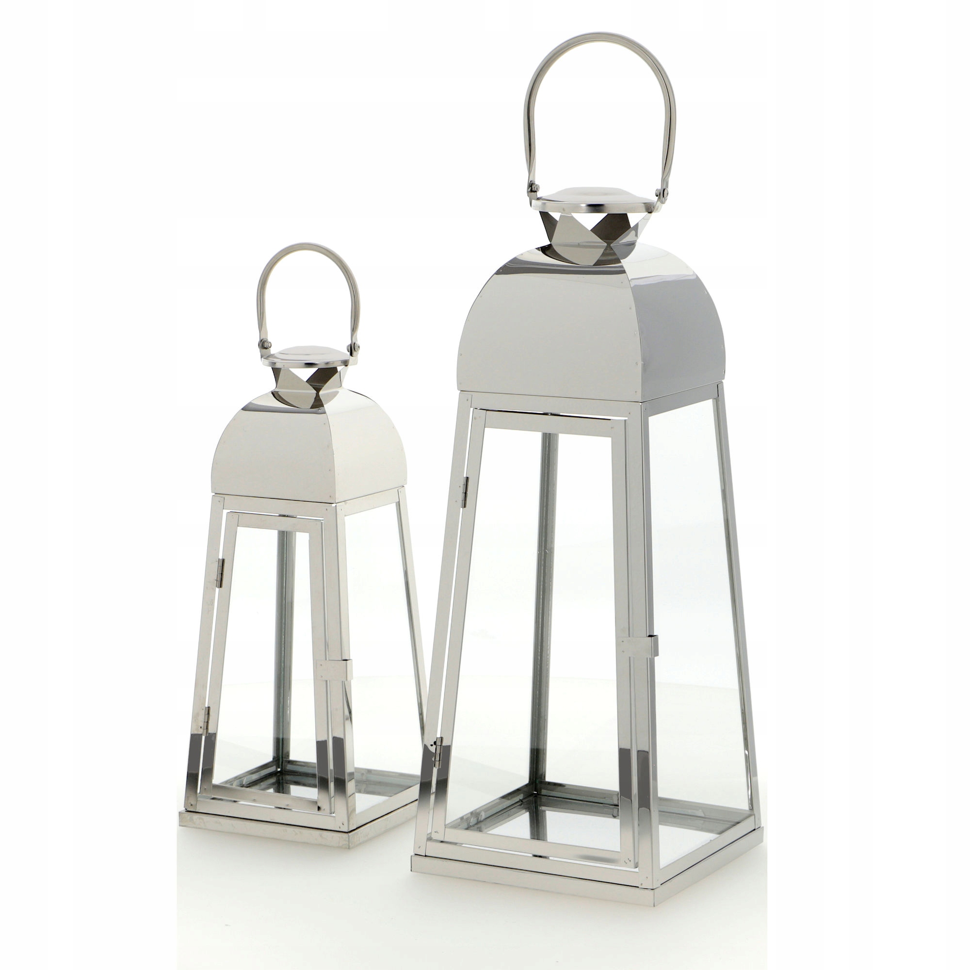 Metalowy LAMPION LATARNIA LATARENKA 40 + 53cm 2w1