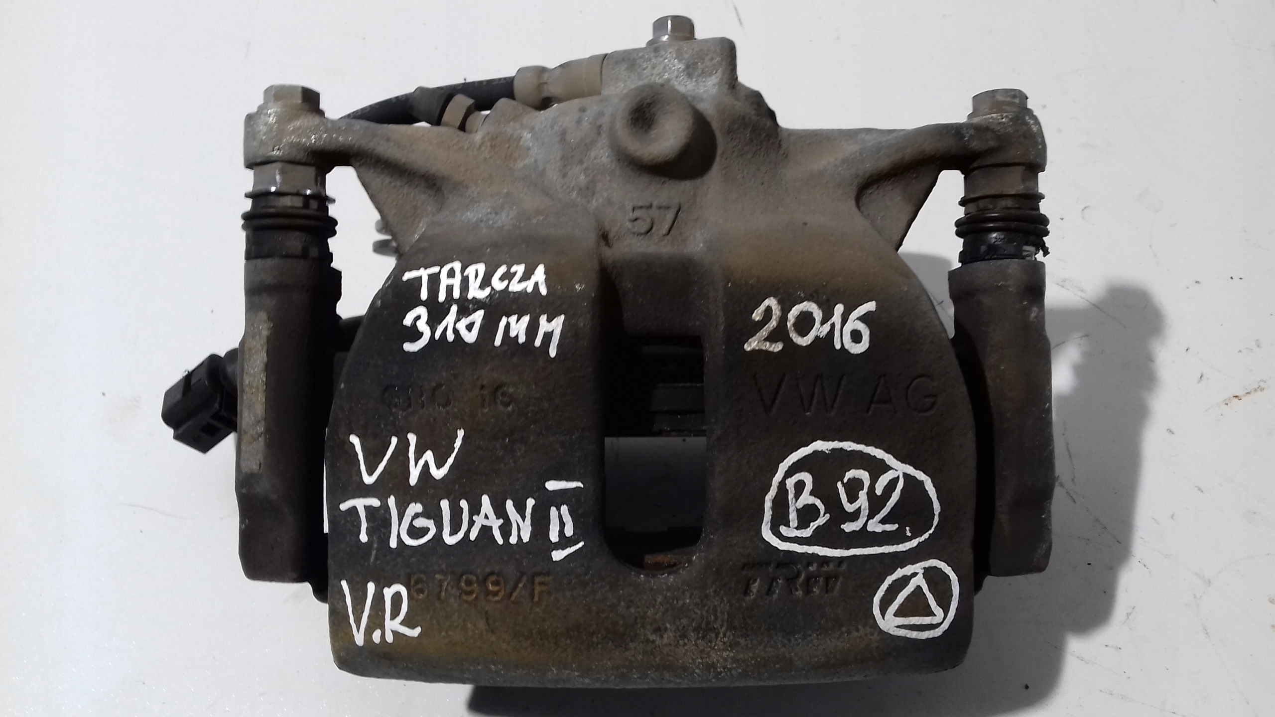 VW TIGUAN II caliper brake right front 2016 6799/F