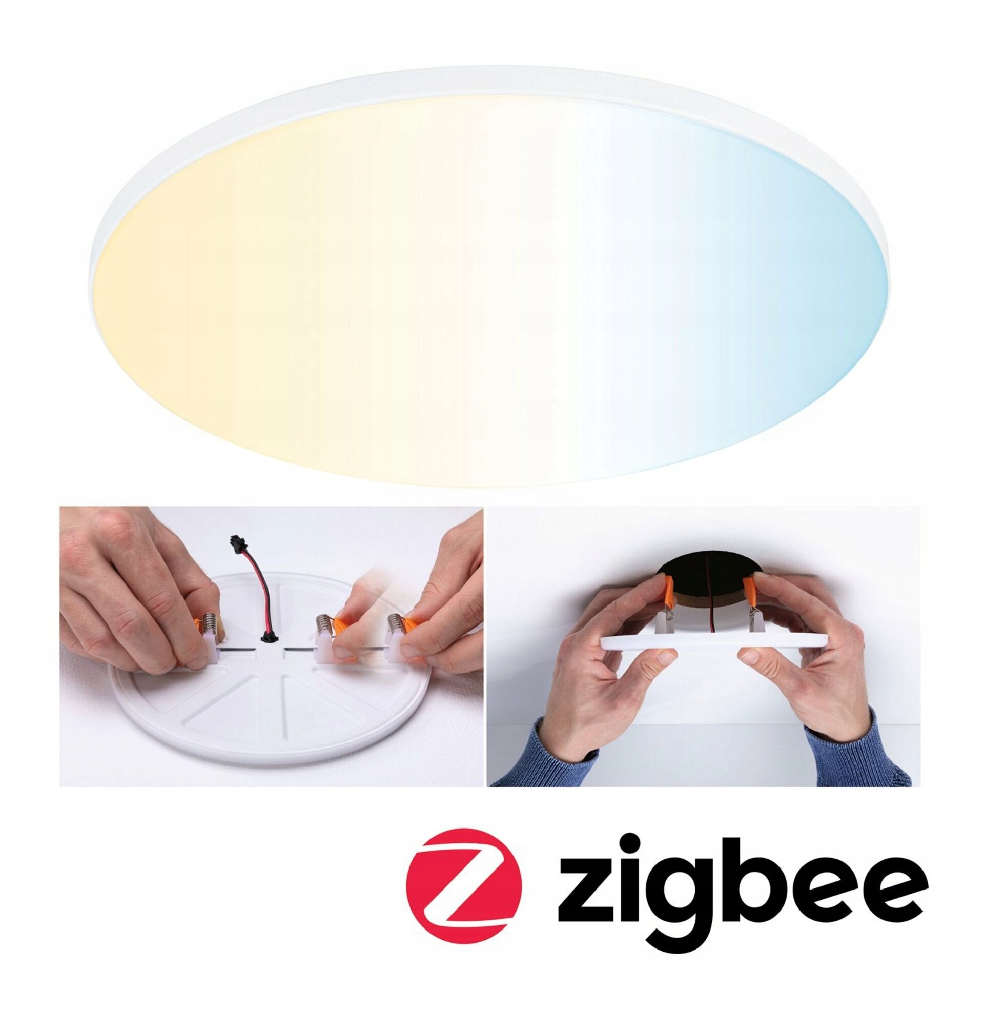 Paulmann VariFit Led vestavné svítidlo Zigbee Veluna Edge 200mm IP44 stmíva