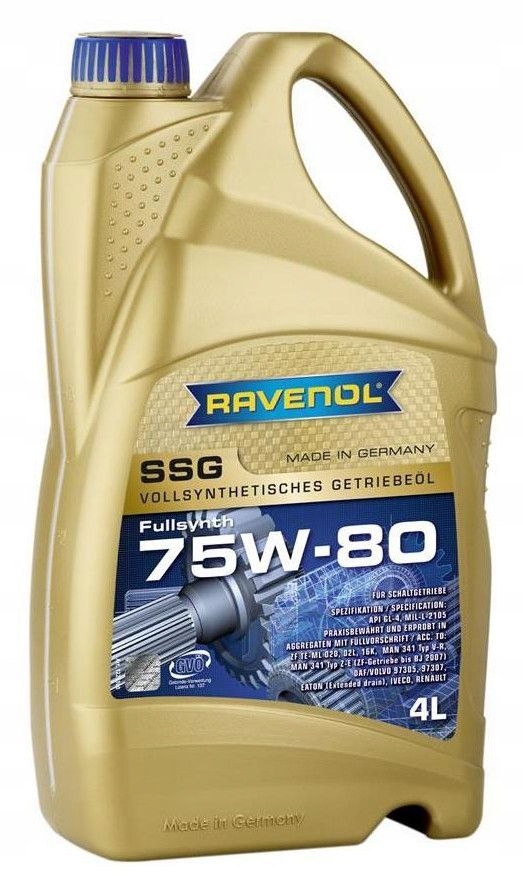 OLEJ RAVENOL VSG 75W90 4L API GL4/5 / MB 235.8 / M
