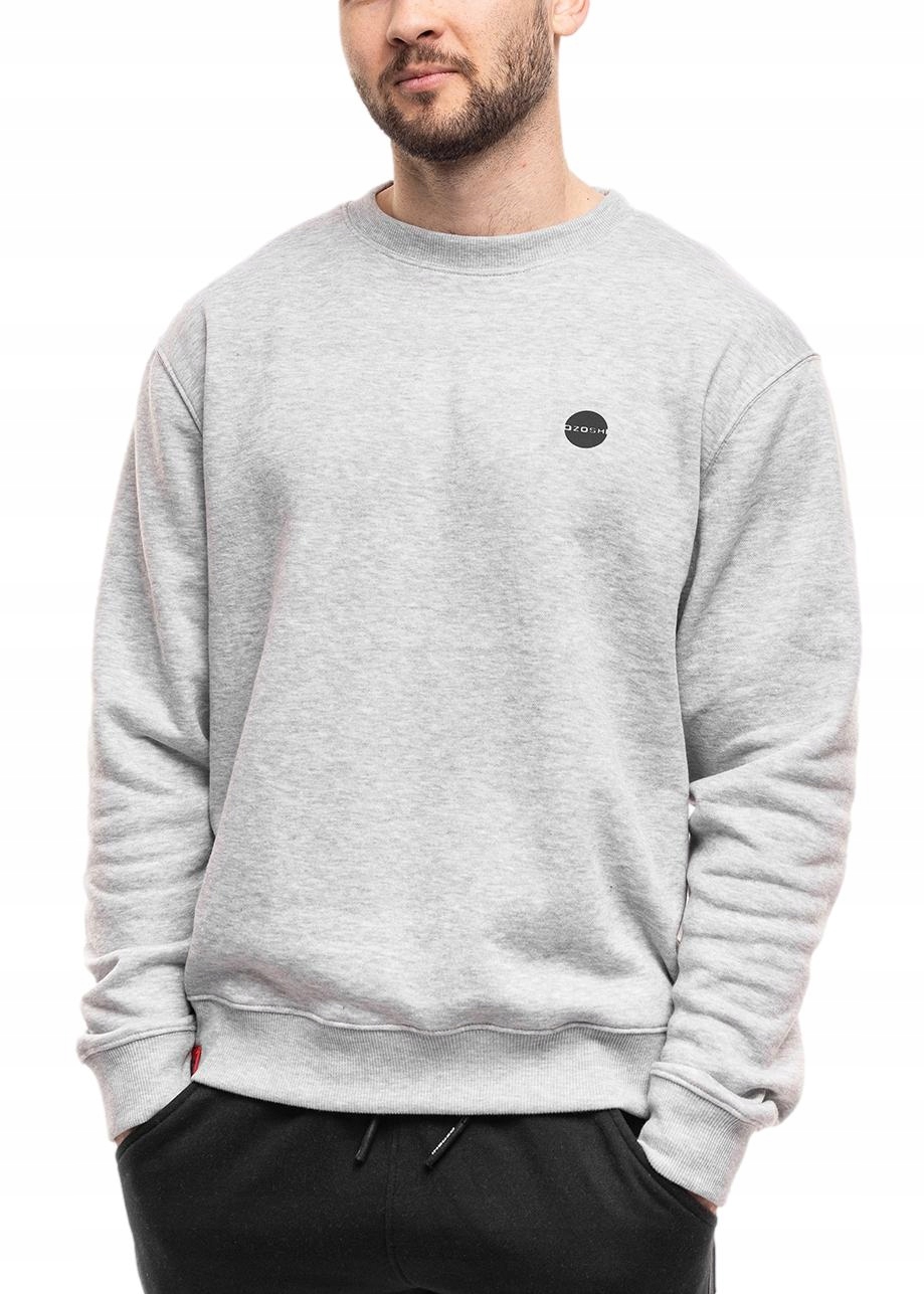 Bluza Męska Ozoshi Sportowa Dresowa bez Kaptura Bawełniana roz. L