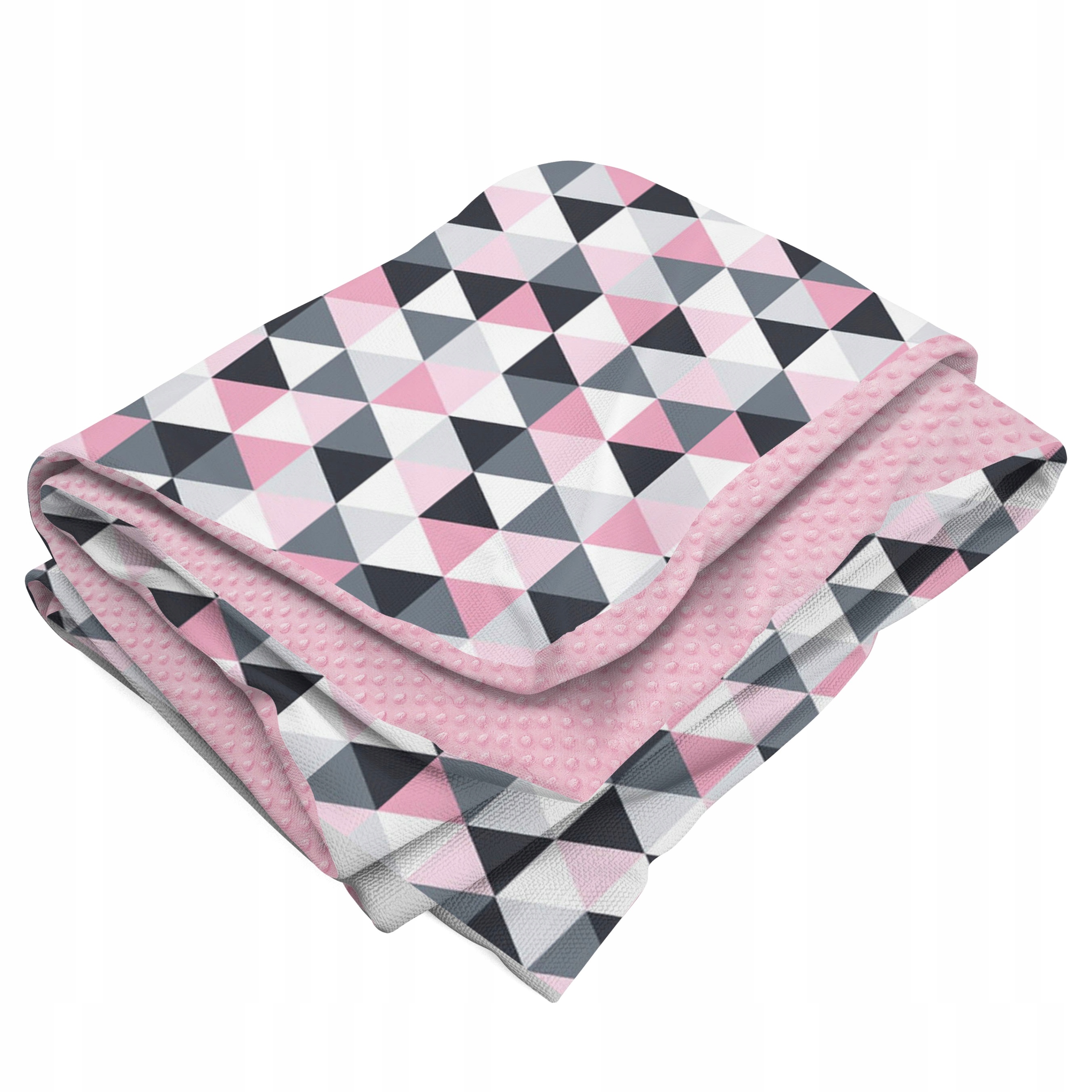 Oboustranný přehoz 120x200 Bavlna Polar Minky Mozaika