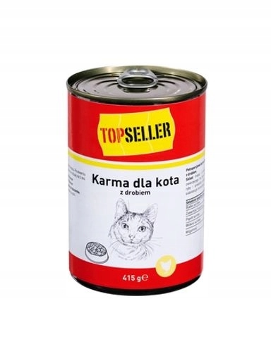 Levně Topseller krmivo pro kočky s drůbežím masem 415 g