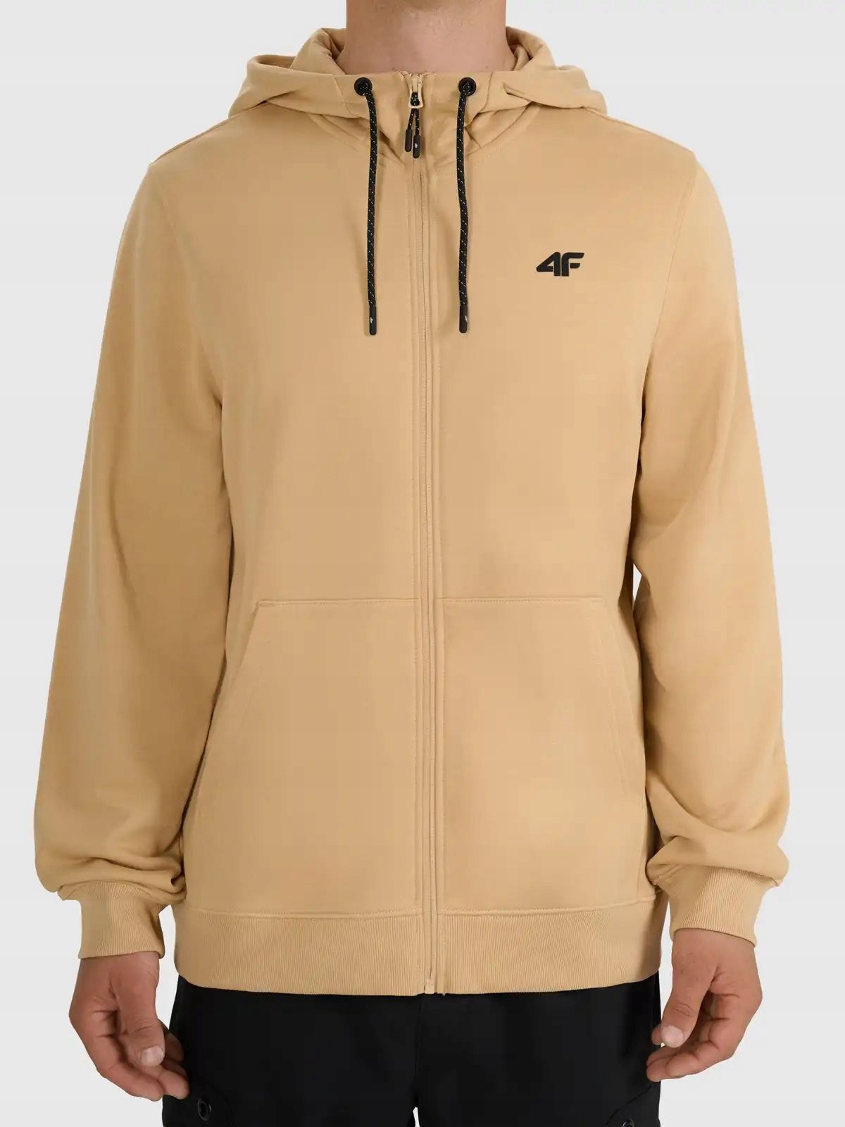 Pánská Mikina Tepláková 4F S Kapucí Rozepínací Sportovní XXL M2551 SS26