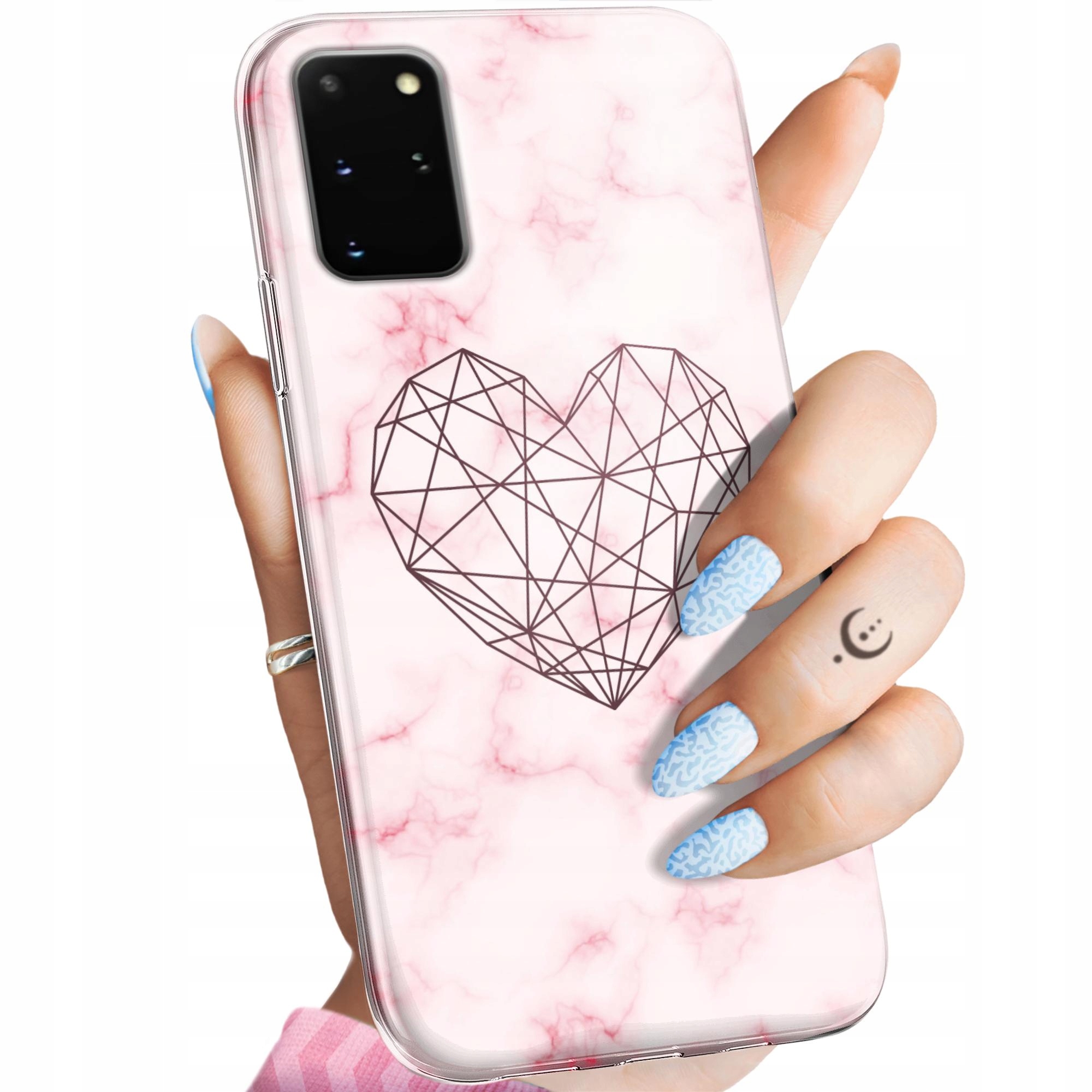 Etui Do Samsung Galaxy S20 Serce Serduszka Miłość Obudowa Pokrowiec
